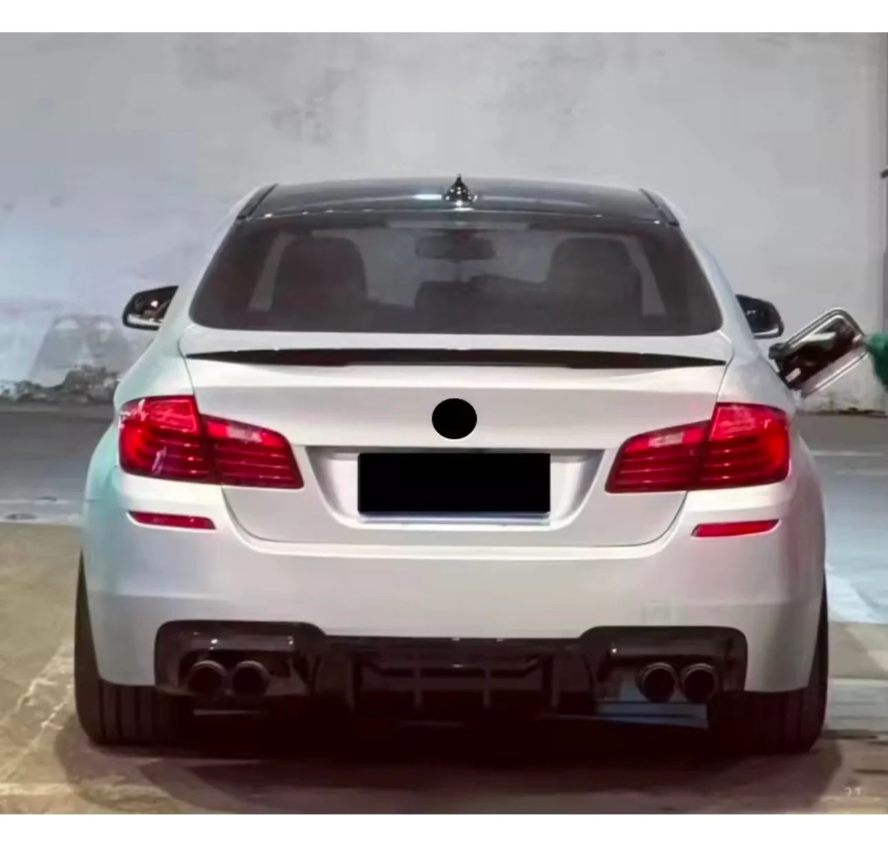 BMW F10 / F11, Competition diffusori kiiltävän musta - Image 3