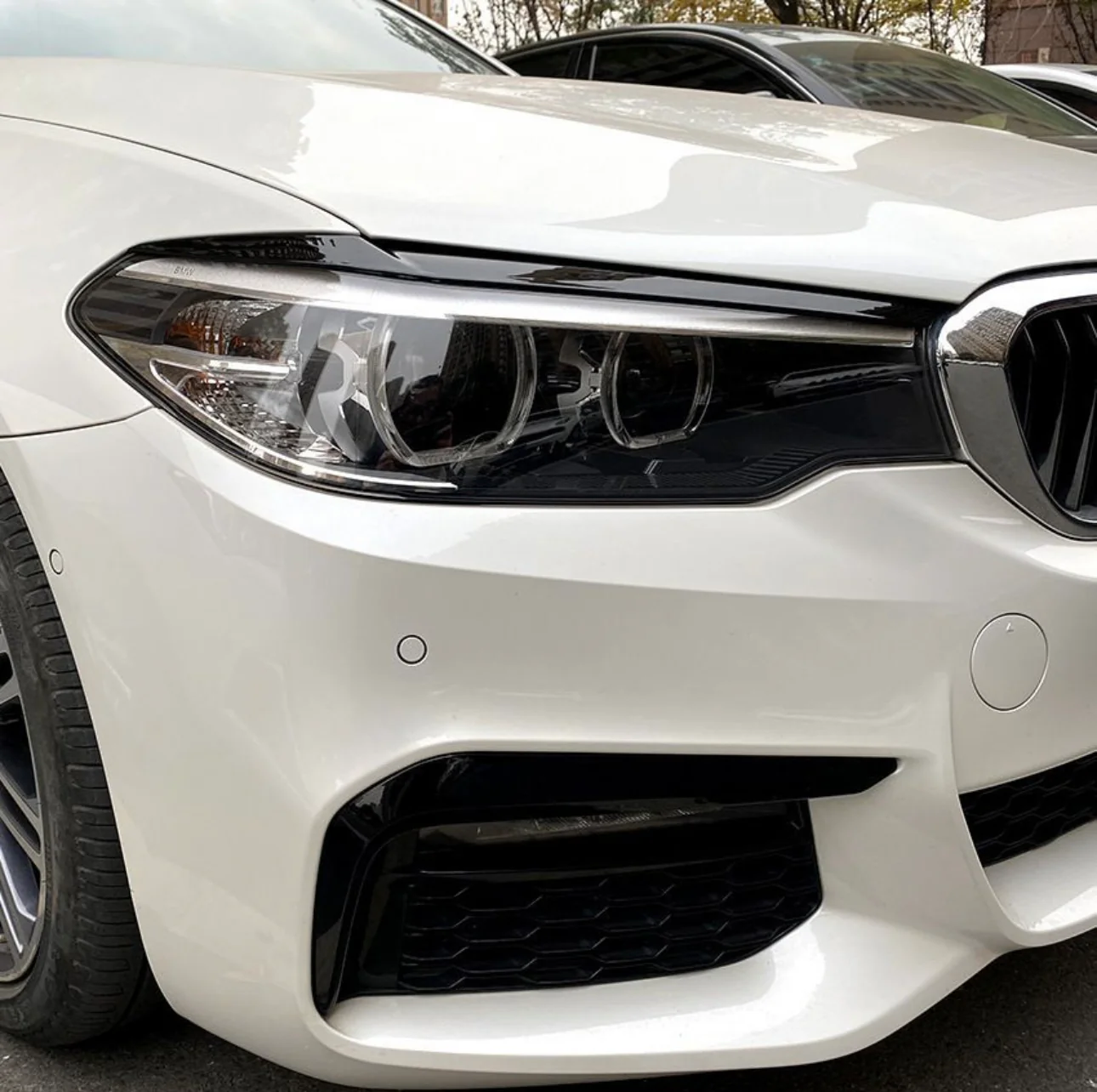 Bmw 5-sarja G30 G31 kiiltävän mustat valoluomet - Image 3