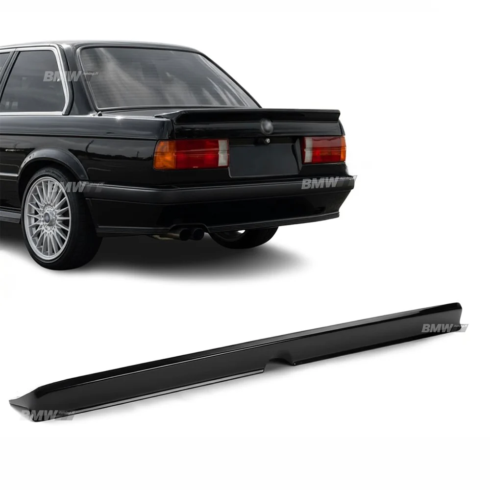 BMW E30 82-93 M-tech I sport takaspoileri Kiiltävän musta