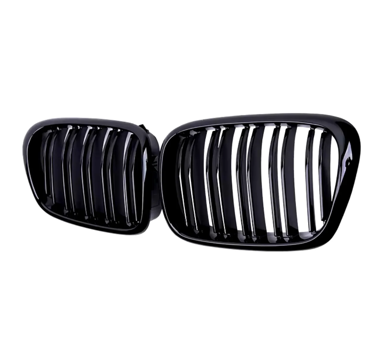 BMW E39 95-03 kiiltävän mustat tuplaripa M5-look munuaiset - Image 2