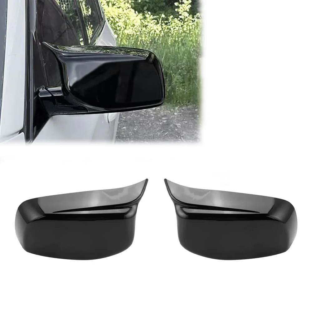 BMW E60 E61 E63 E64 kiiltävän mustat M-look peilinkuoret
