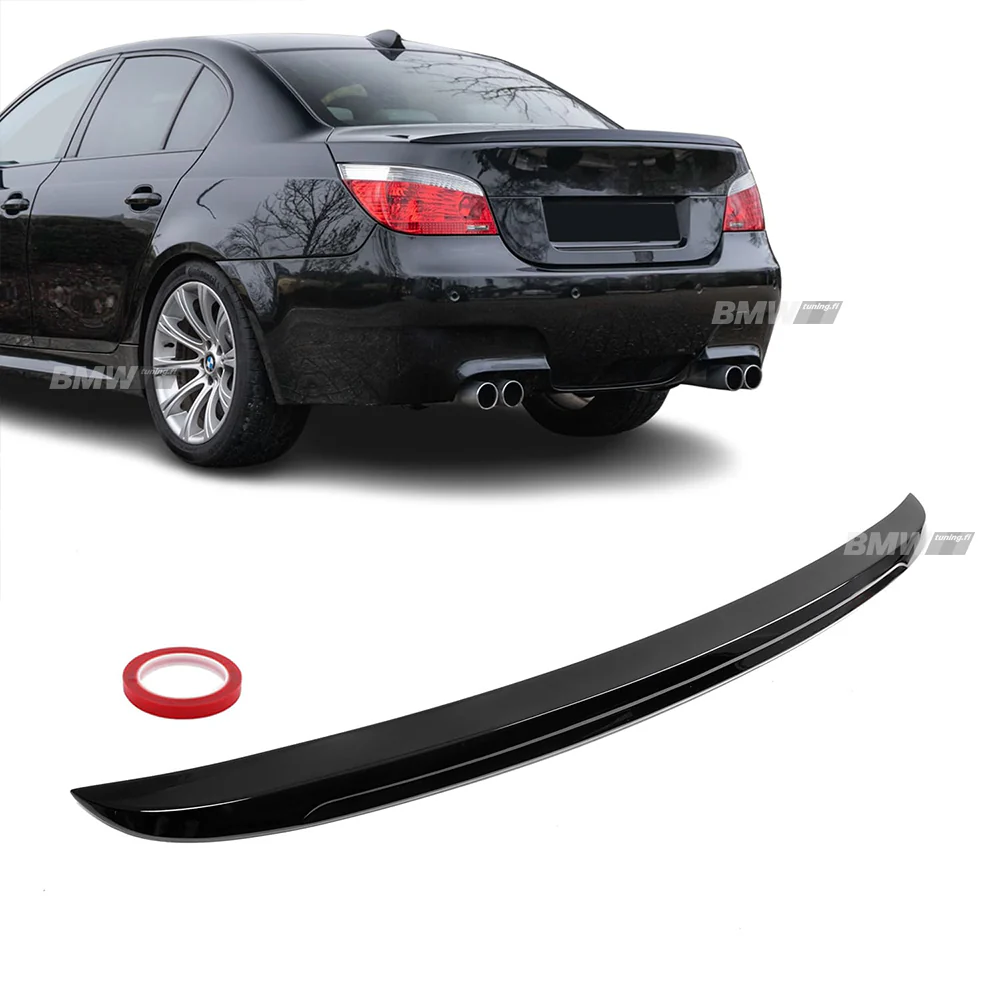 BMW E60 M-Performance look kiiltävän musta takaspoileri