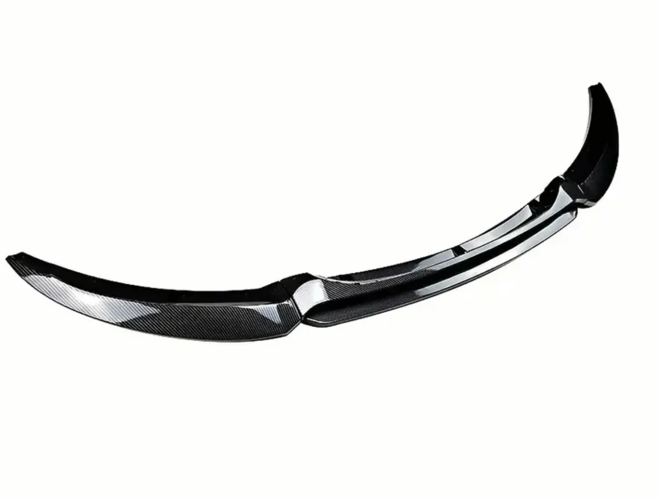 BMW E82 E88, Etupuskurin lippa kiiltävän musta M-sport - Image 3