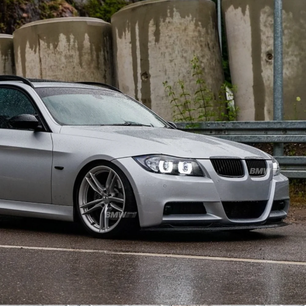 BMW E90 E91 05-08 M-Sport etupuskurin hockhenheim kiiltävän musta splitteri etulippa - Image 6