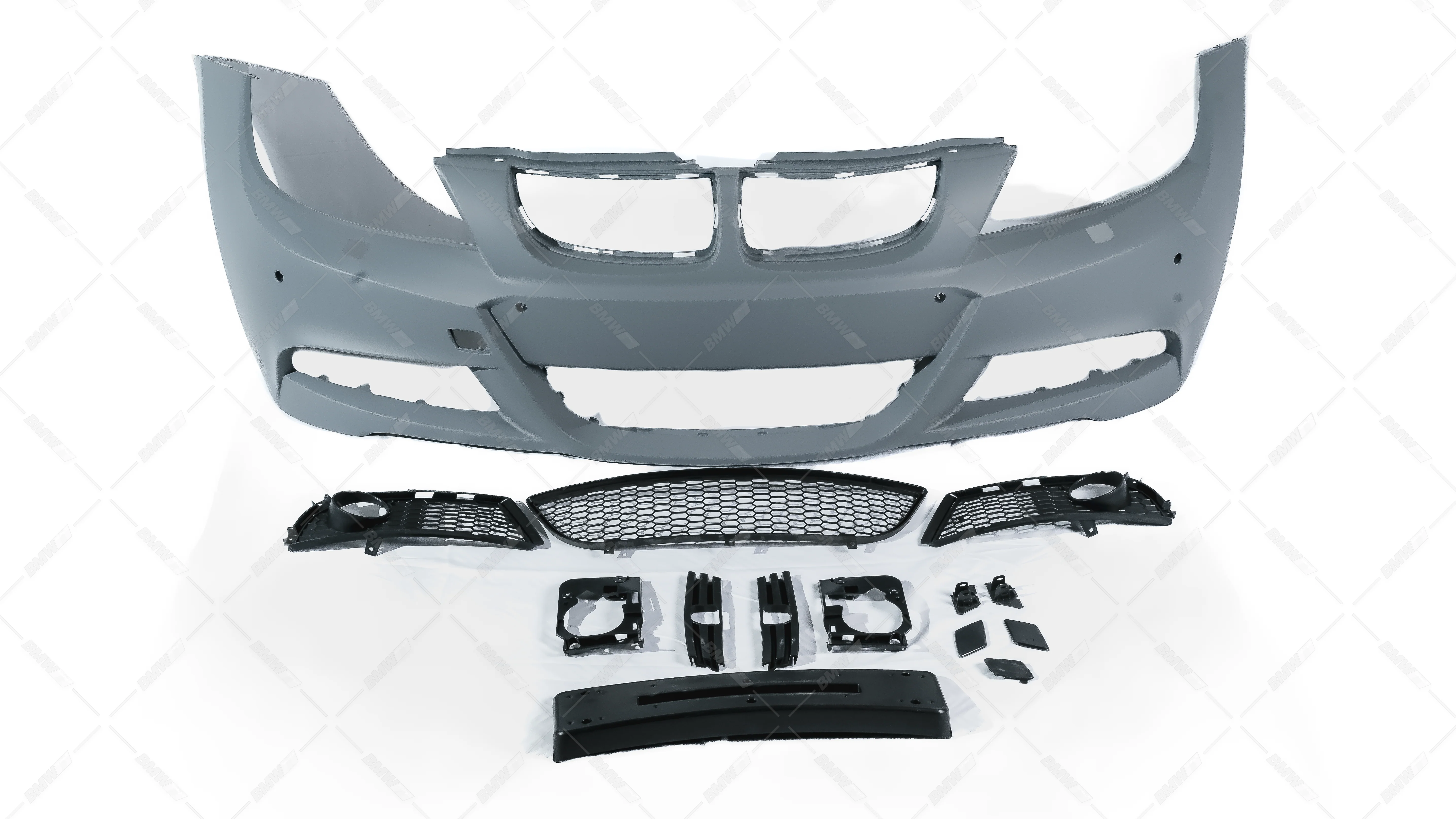 BMW E90 E91 05-08 M-Tech LCI-look etupuskuri PDC - Image 3