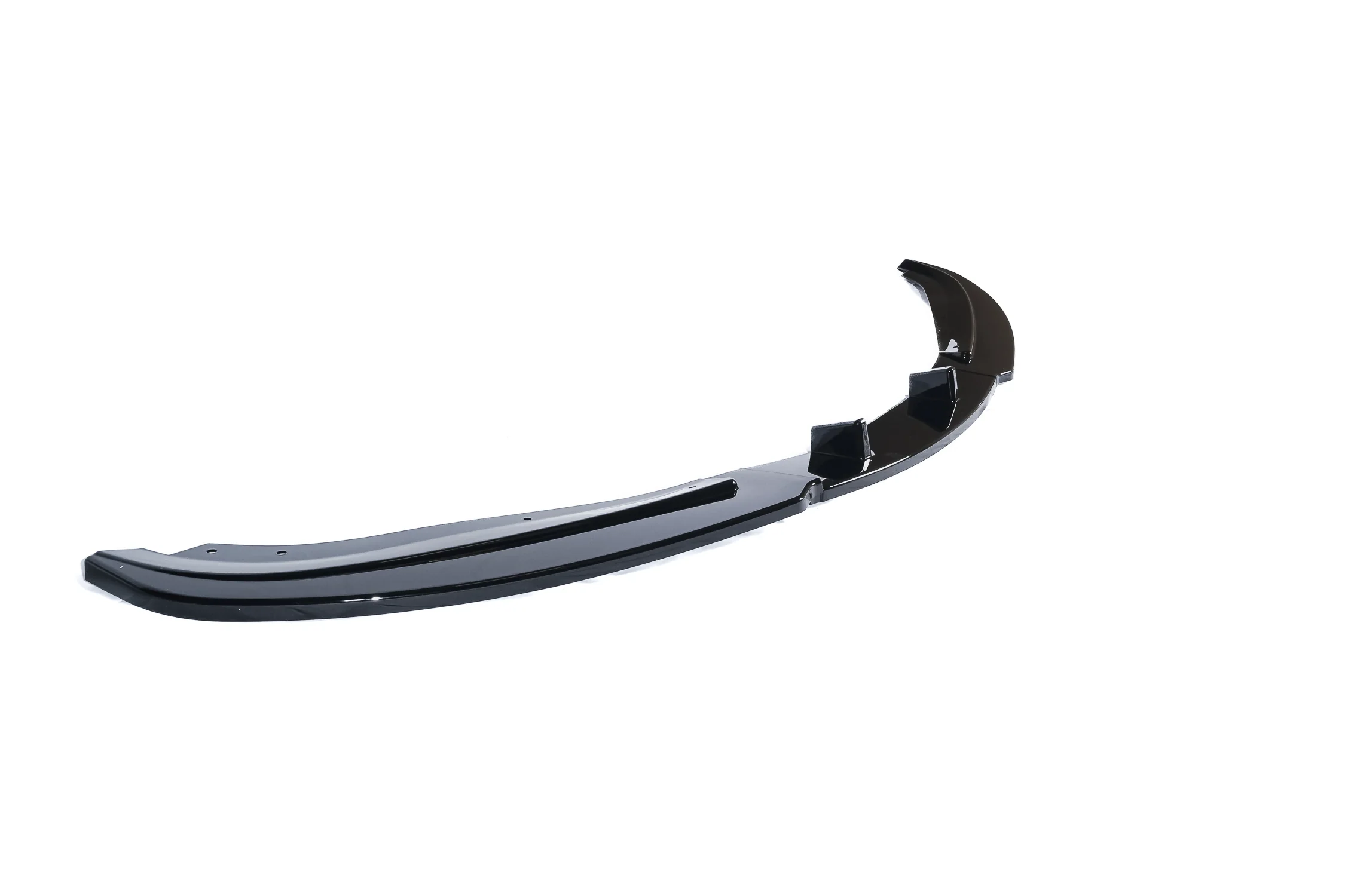 BMW E90 E91 LCI 08-11 Etupuskurin lippa kiiltävän musta vakio puskuriin - Image 3