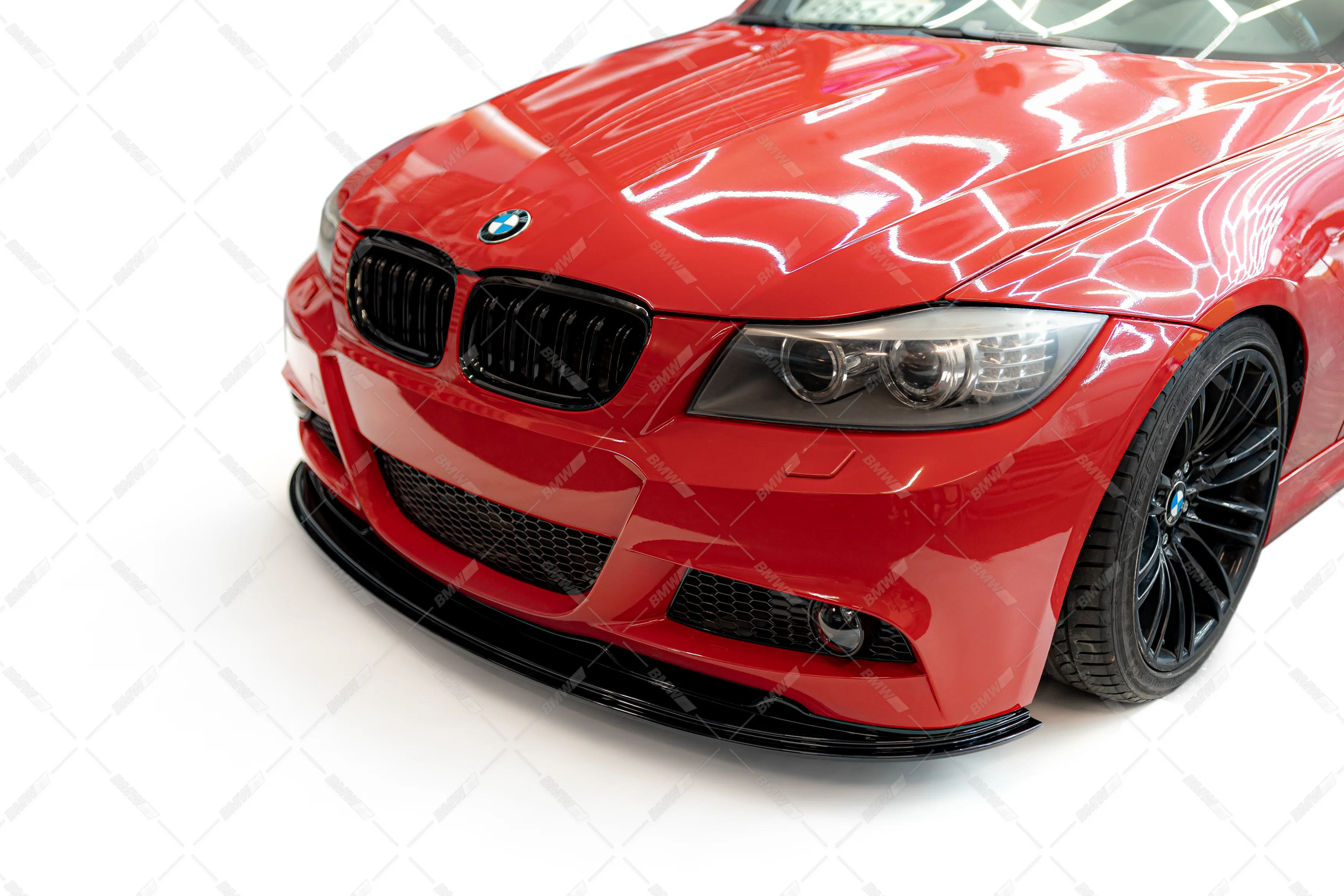 Bmw E90/E91 LCI kiiltävän musta Hockenheim etuspoileri - Image 6