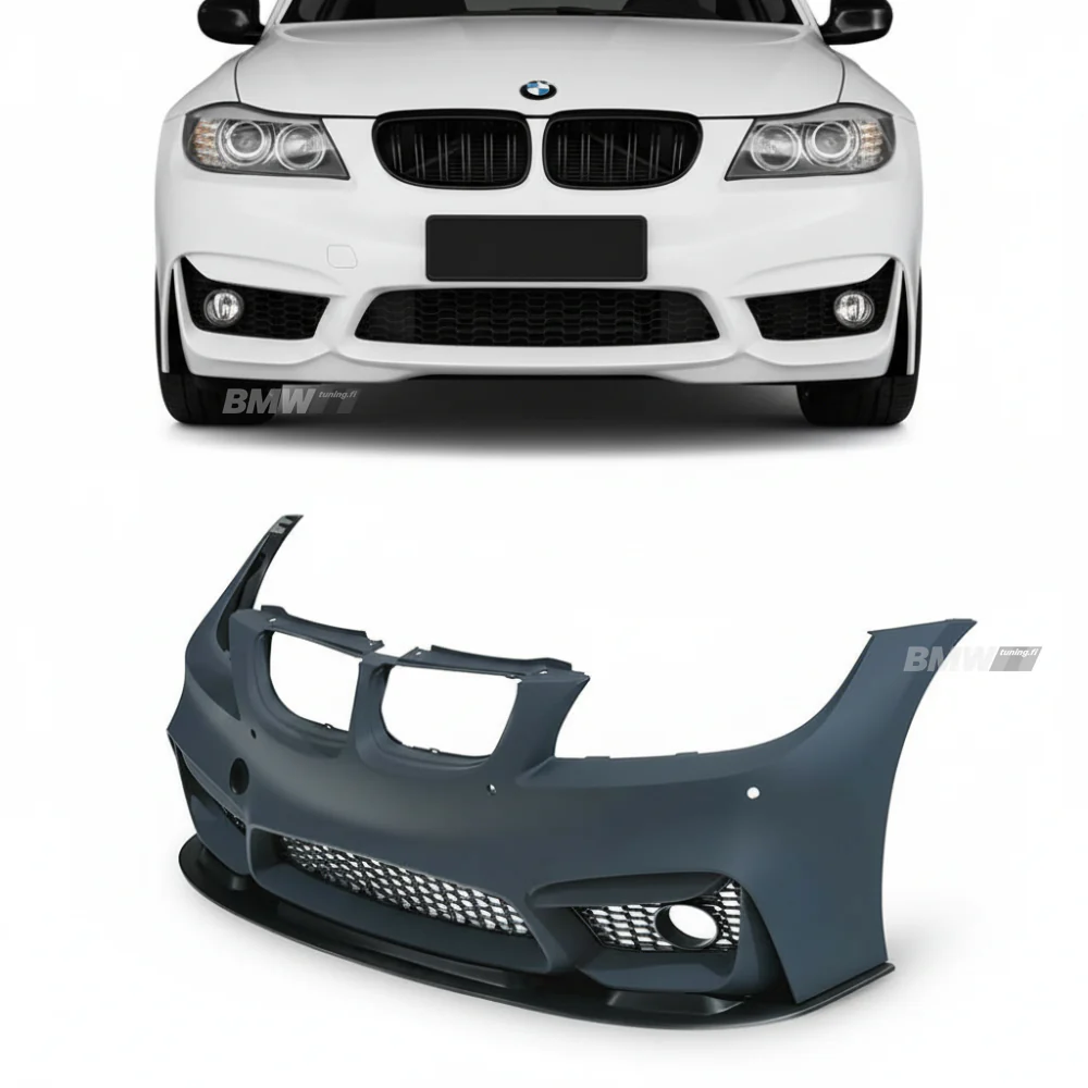 BMW E90 E91 LCI M4-Look etupuskuri. PDC