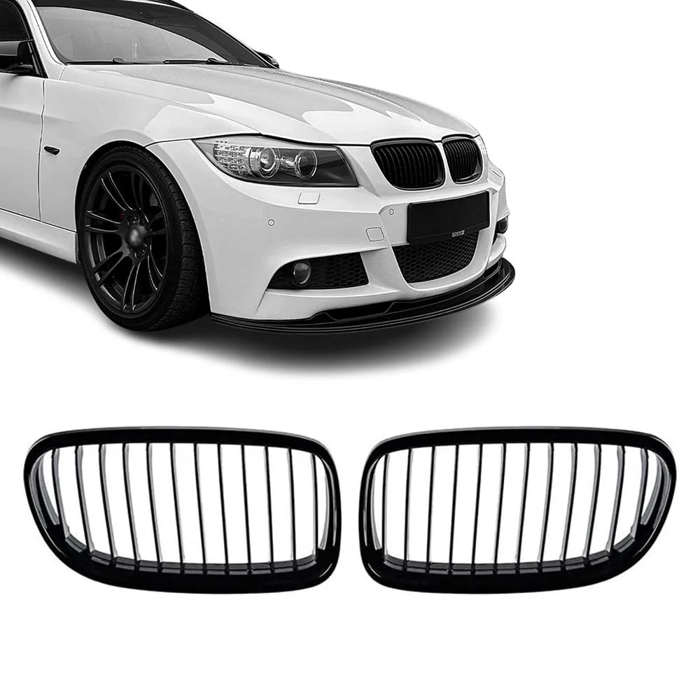 BMW E90 E91 LCI,Single kiiltävän
mustat munuaiset