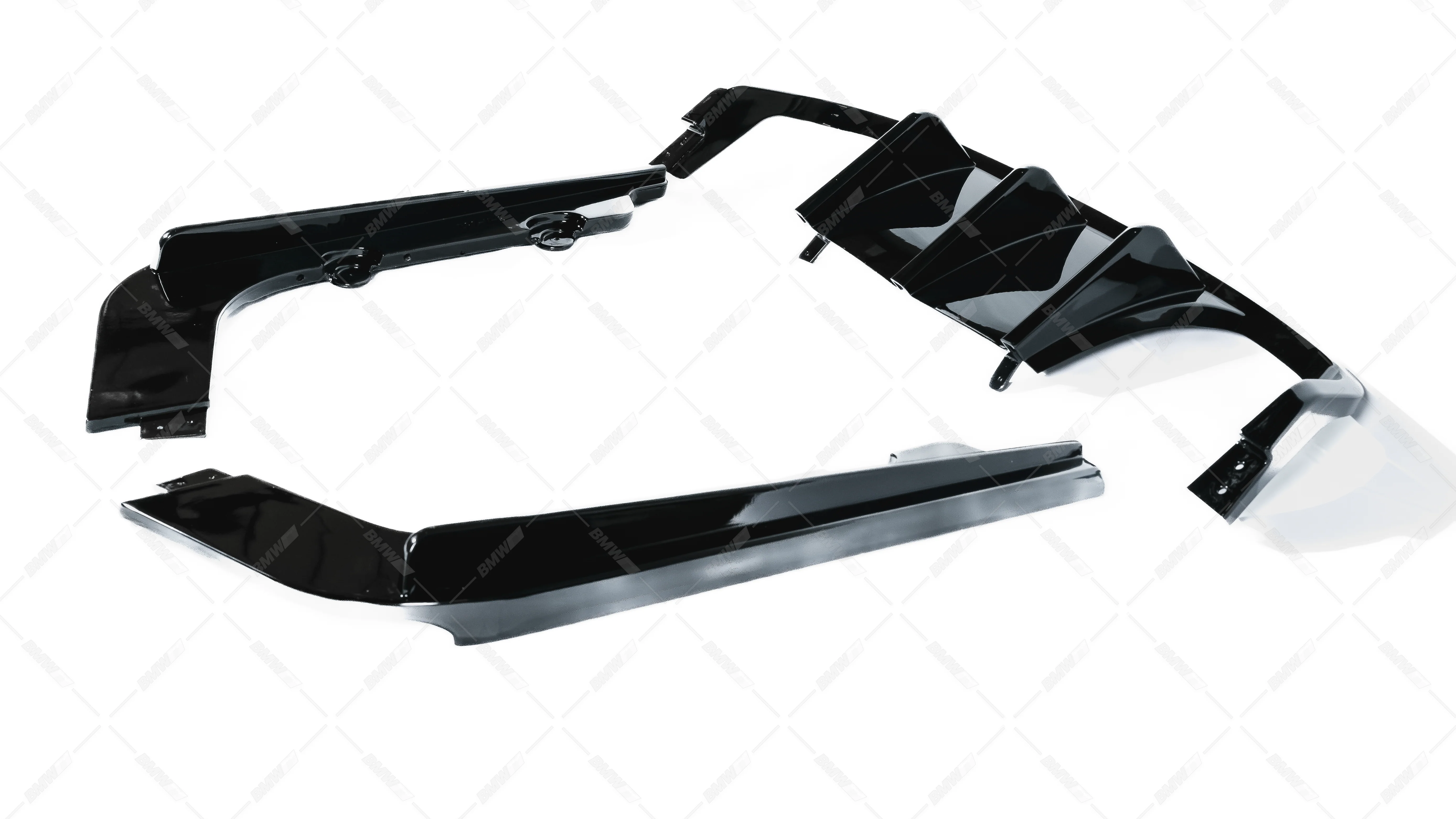 BMW E92 E93 M3 05-13 takapuskurin diffuusori kiiltävän musta - Image 3