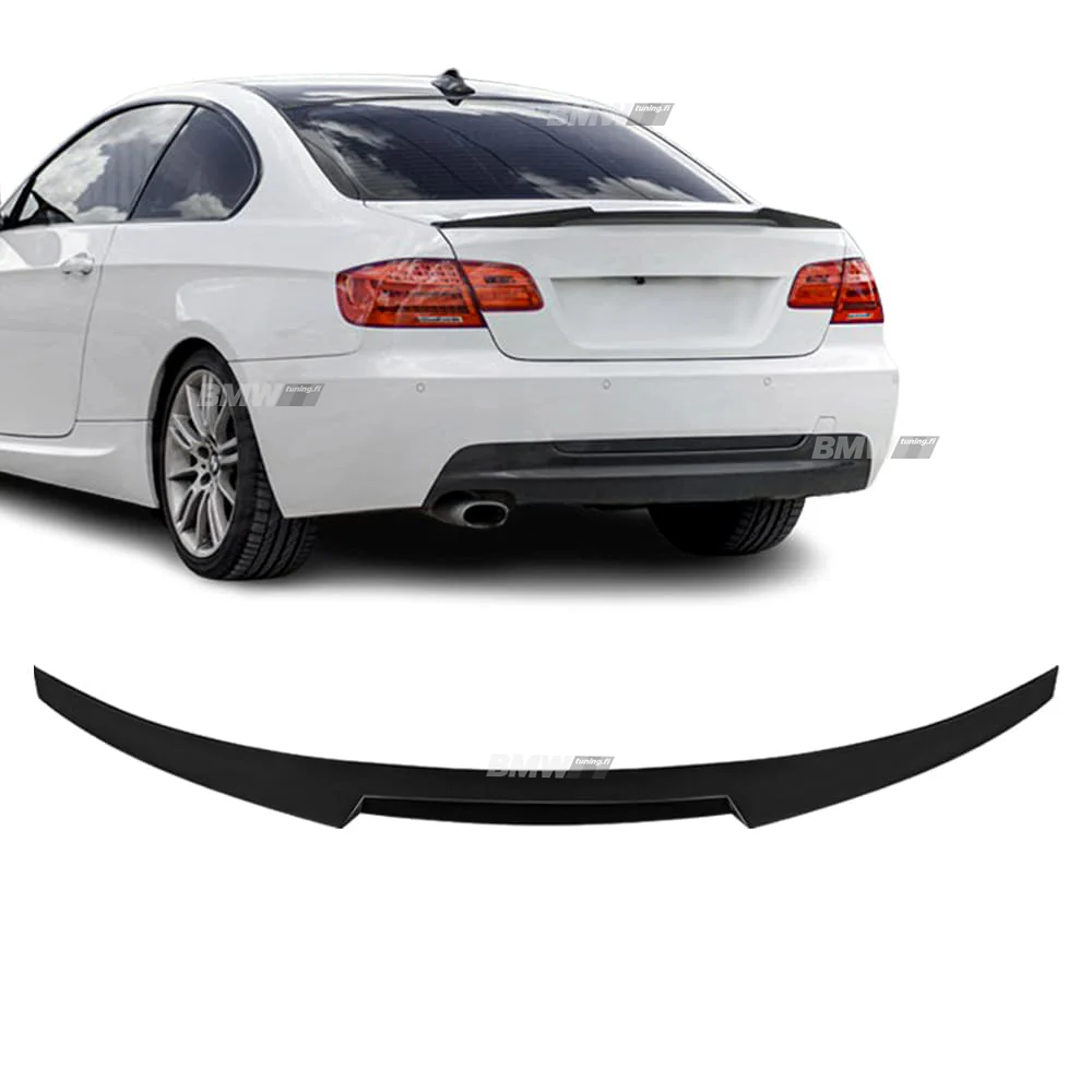 BMW E92 M4 look kiiltävän musta takaspoileri