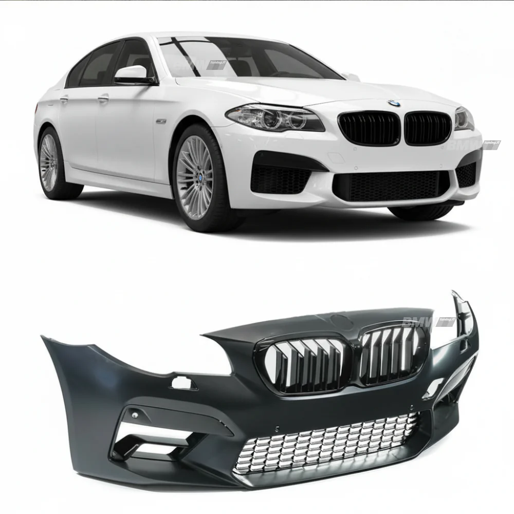 BMW F10 F11 , G30 LCI M5 look etupuskuri. PDC,SRA.