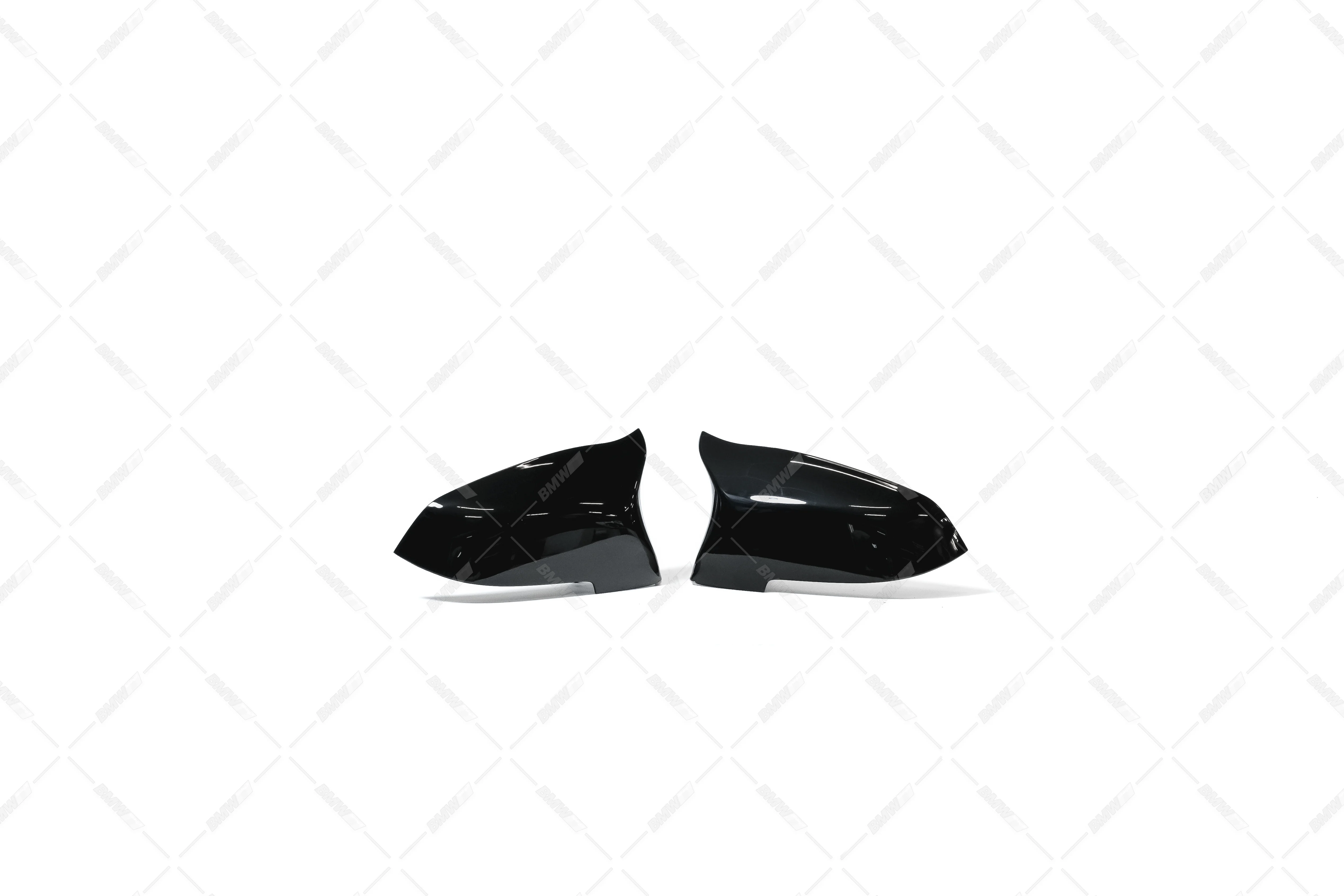 BMW F10 F11, F06/ F01 LCI, M5-Look kiiltävän mustat peilinkuoret - Image 4