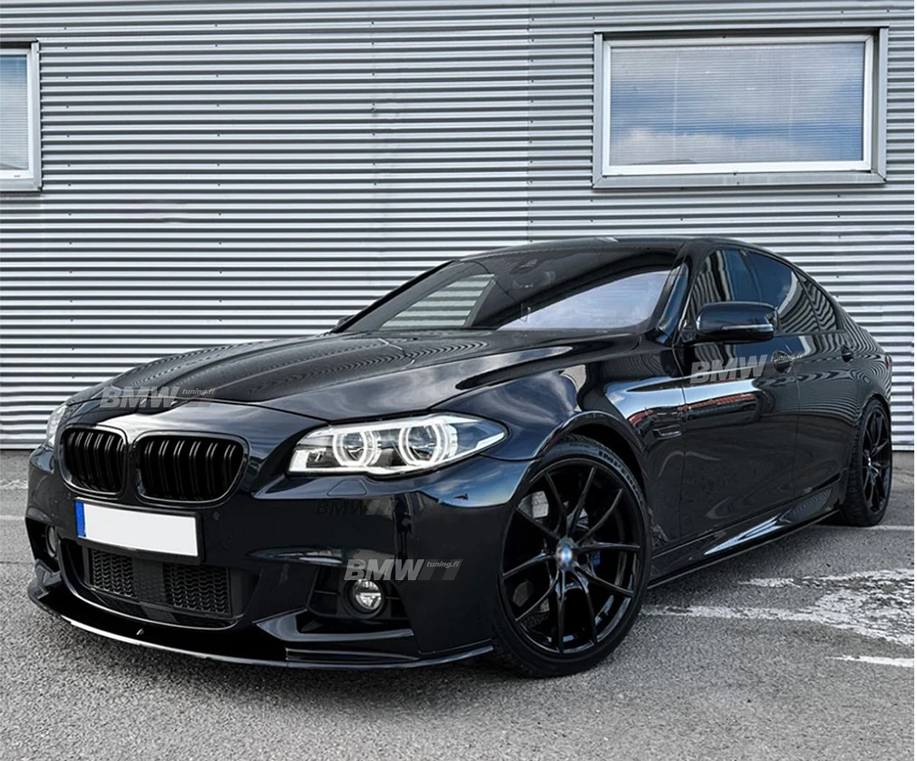 BMW F10 F11 M-Performance etuspoileri kiiltävän musta etuspoileri - Image 4