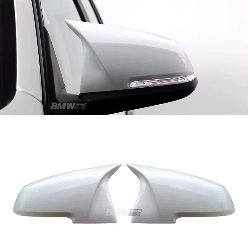 BMW F20/F21, F22/F23 F30 F31, F32 F33, F36, M-Look peilinkuoret kiiltävän valkoiset