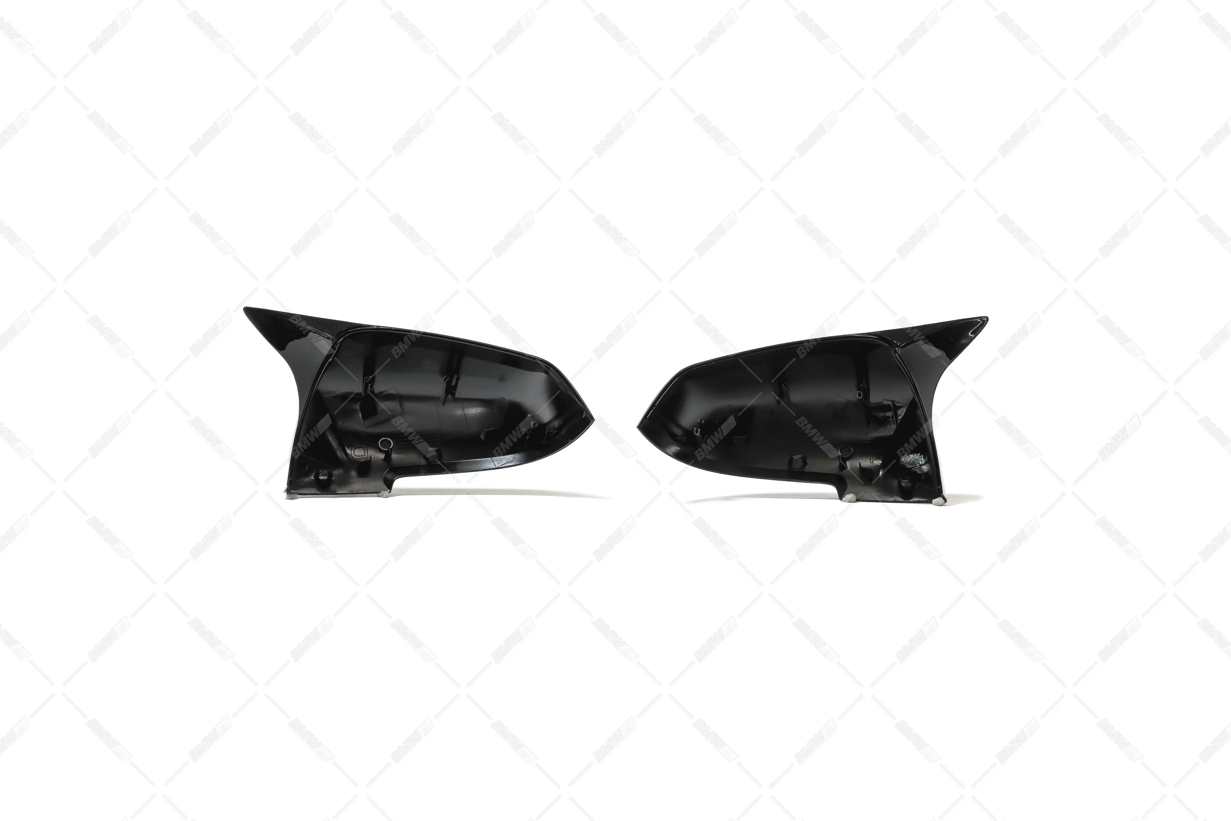 BMW F20/F21, F22/F23 F30 F31, F32 F33, F36, mustat M-Look peilinkuoret kiiltävän mustat - Image 6