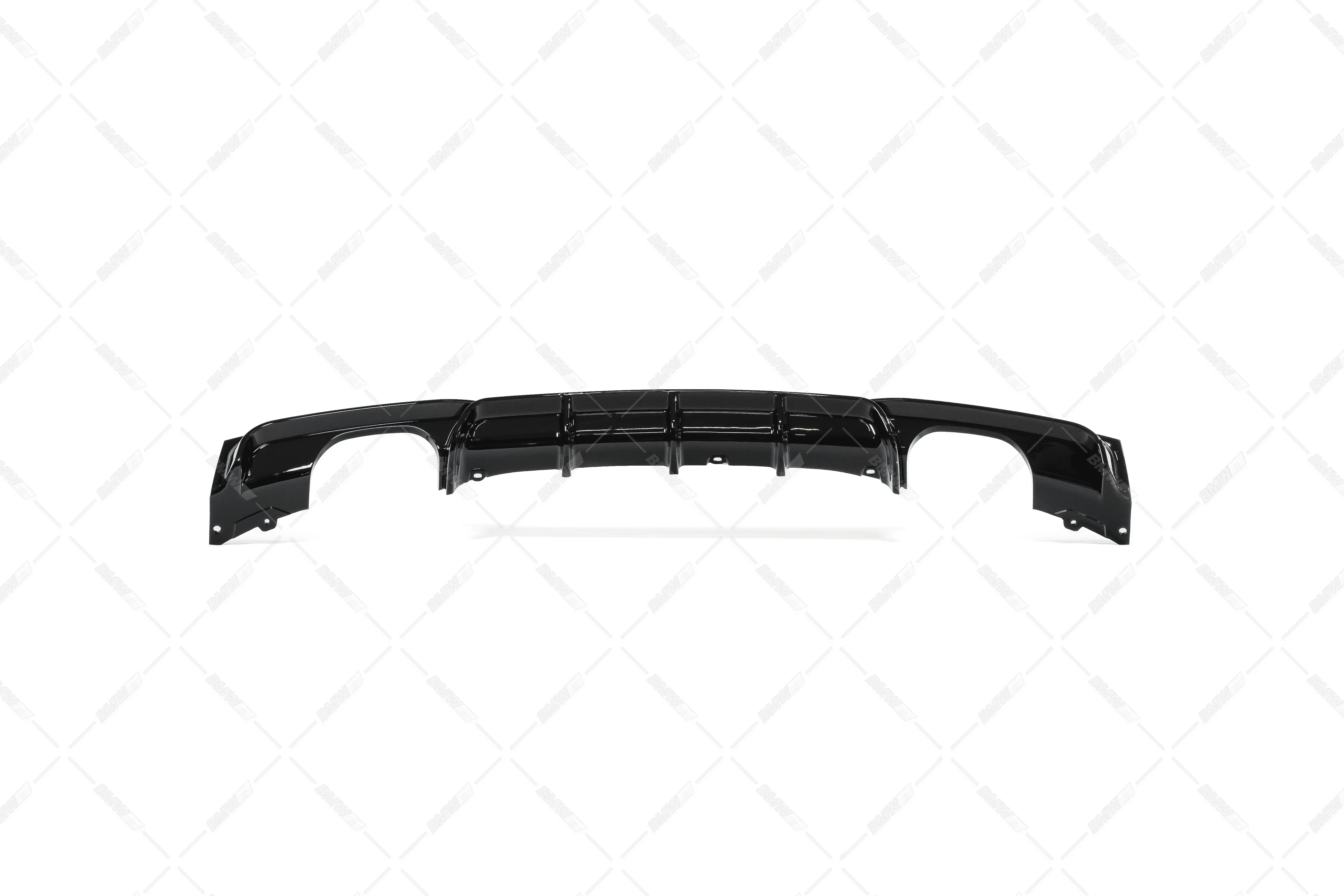 BMW F30 F31 M-Performance diffuusori M-Sport takapuskuriin 2+2 putkenpäille - Image 4