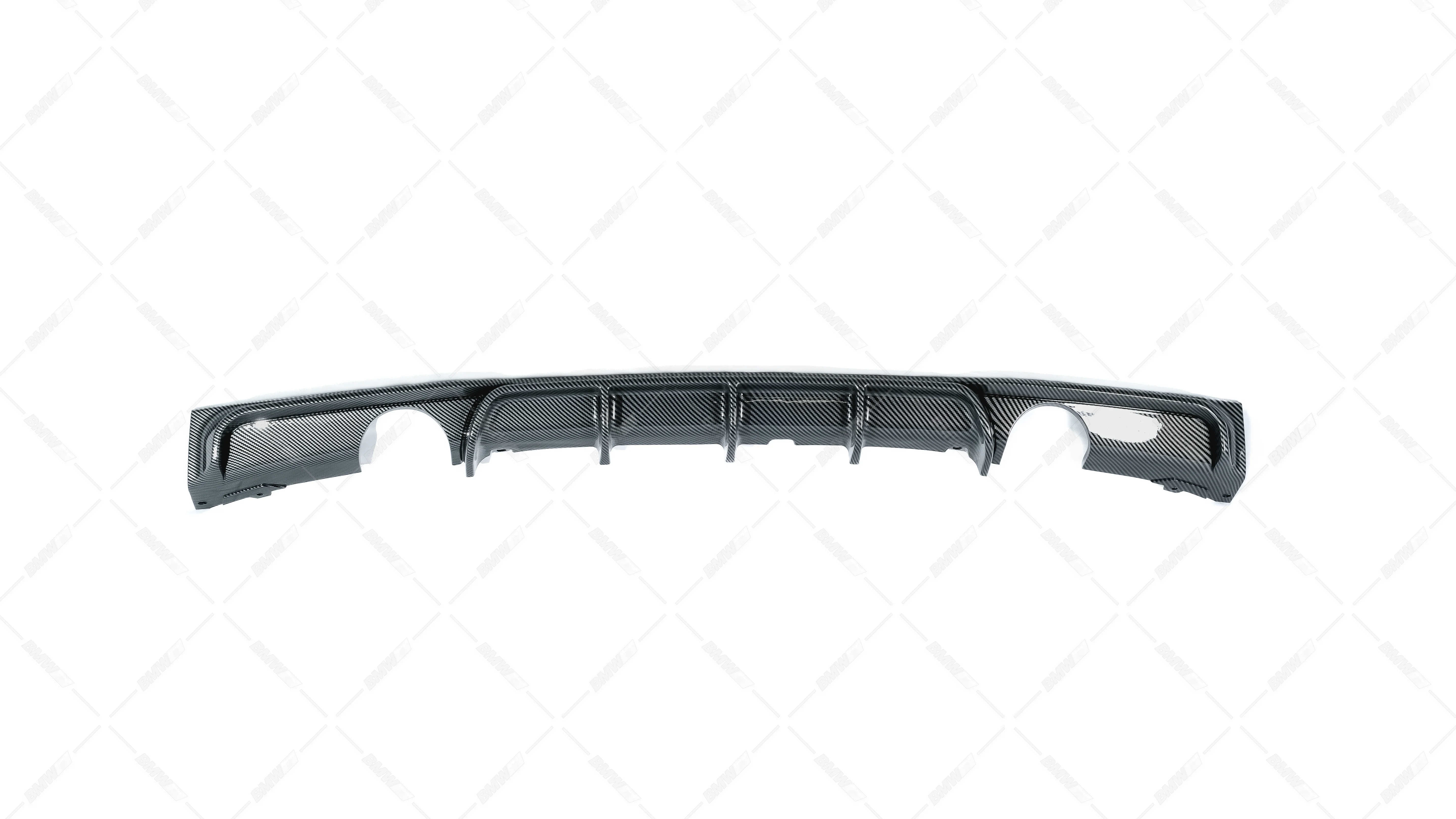 BMW F30 F31 M-Performance diffuusori M-Sport takapuskuriin carbon look - Image 3