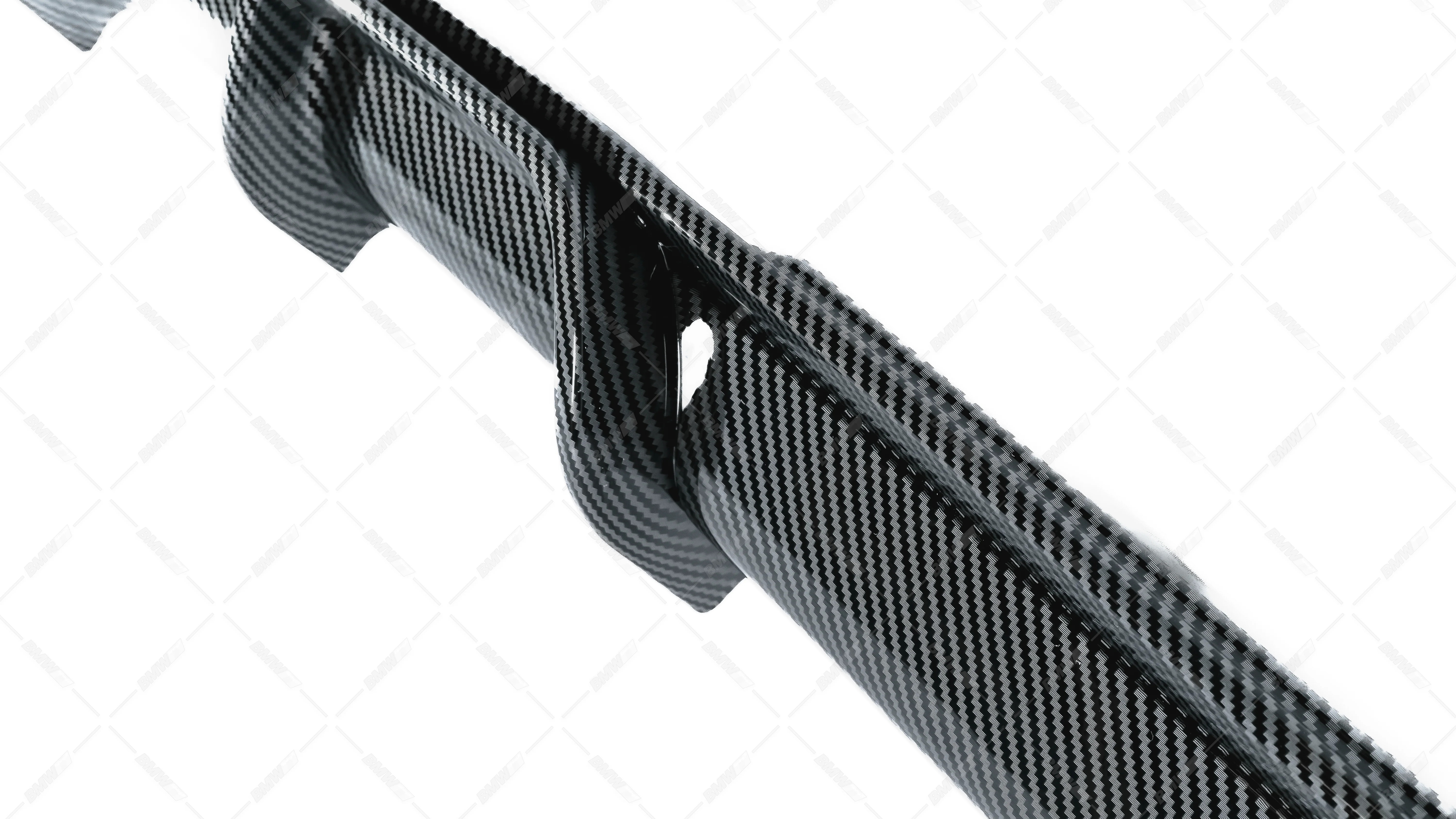 BMW F30 F31 M-Performance diffuusori M-Sport takapuskuriin, carbon look - Image 5