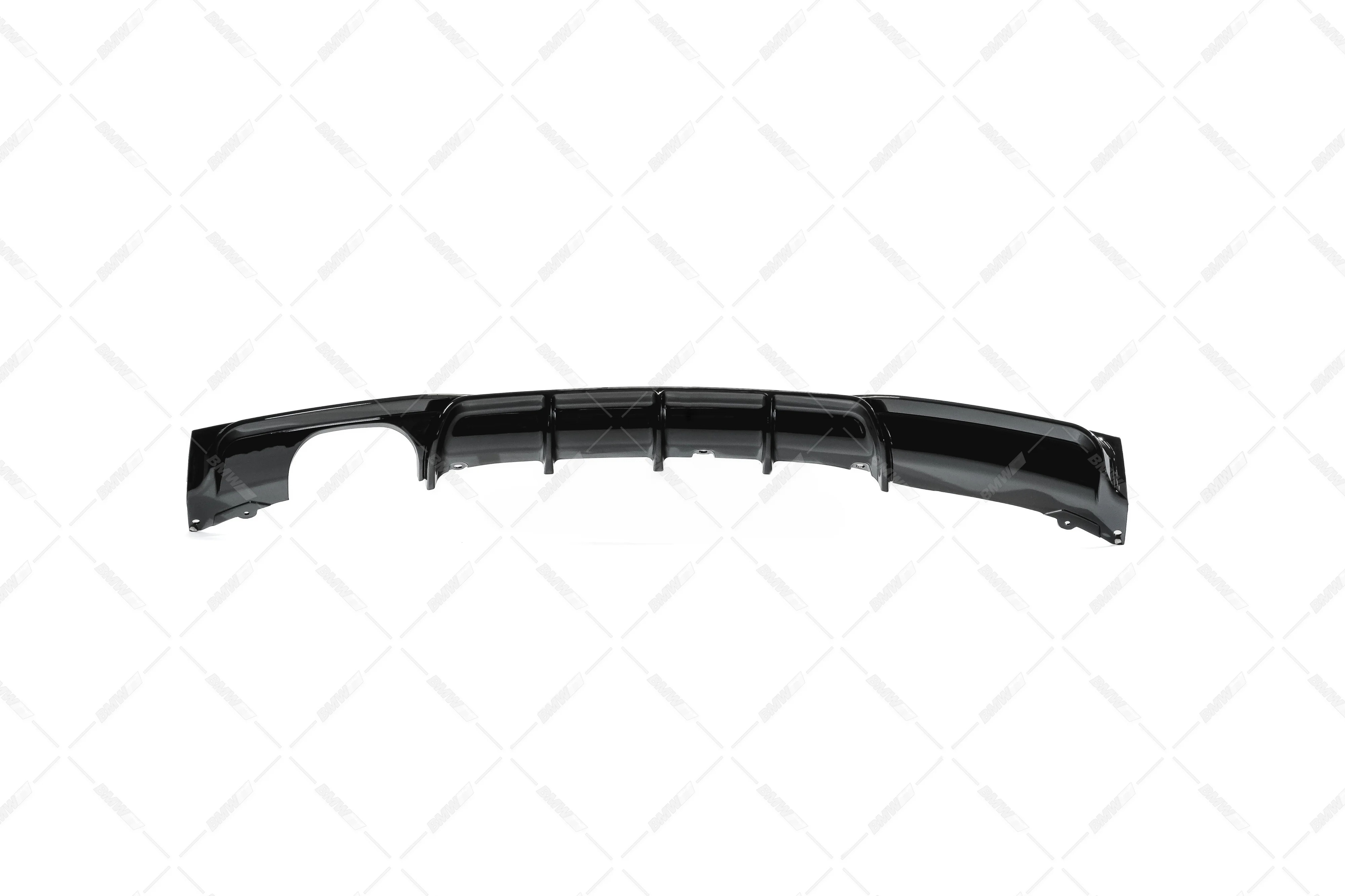 BMW F30 F31 M-Performance diffuusori M-Sport takapuskuriin, kiiltävän musta - Image 7