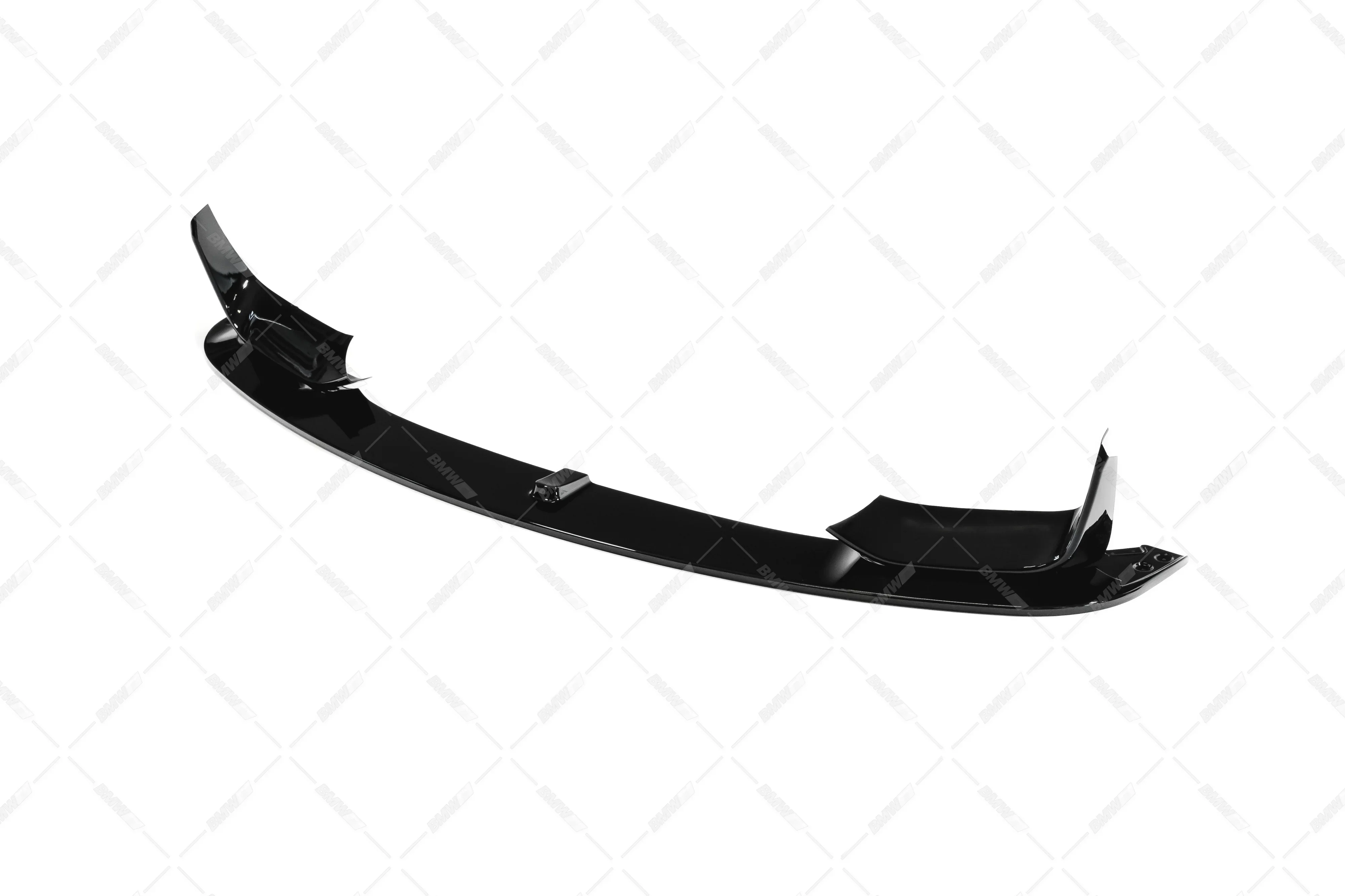BMW F30/F31 M3-Look Etupuskurin etuspoileri kiiltävän musta - Image 2