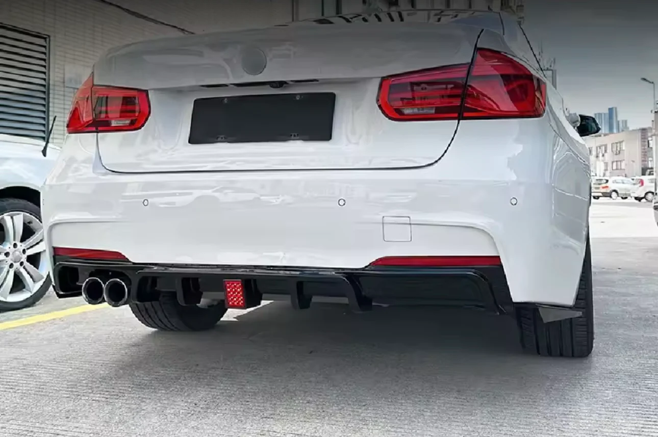 BMW F30 F31 Diffusori + splitterit, jarruvalolla kiiltävän musta - Image 2