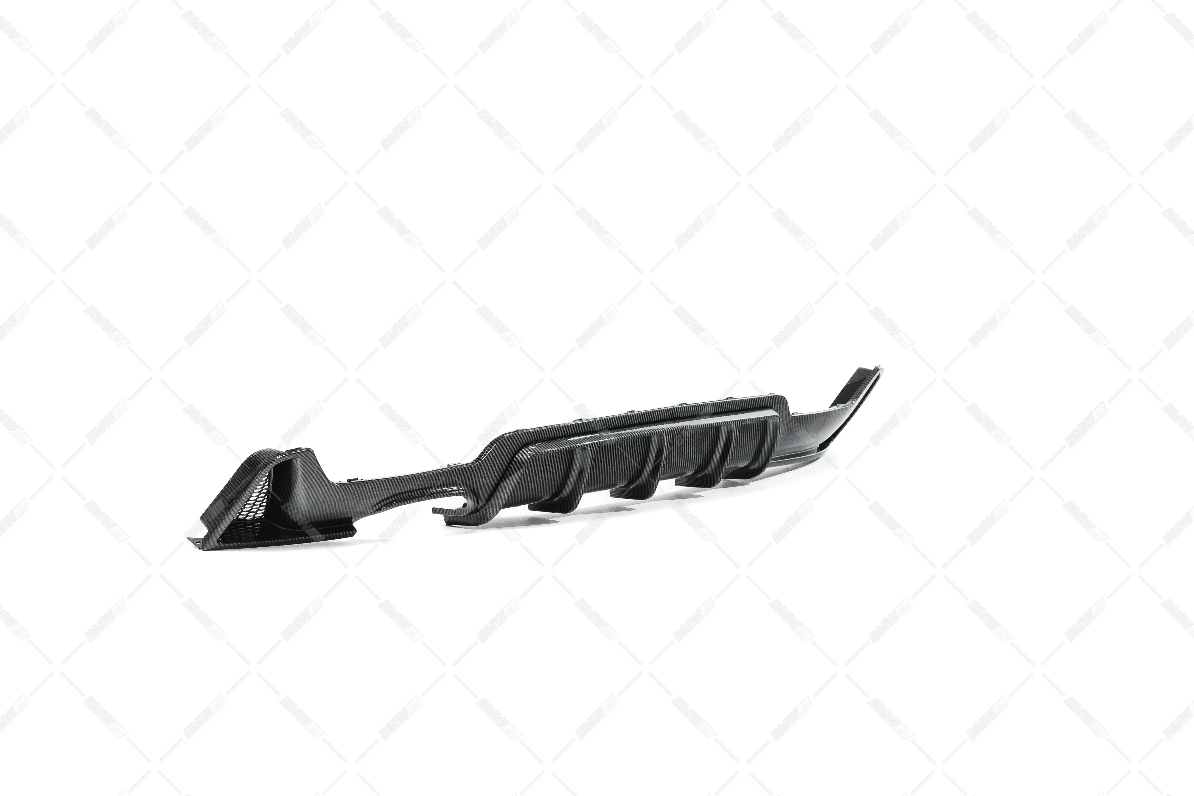 BMW F32 F33 F36, M-Performance carbon look takapuskurin diffuusori - Image 2