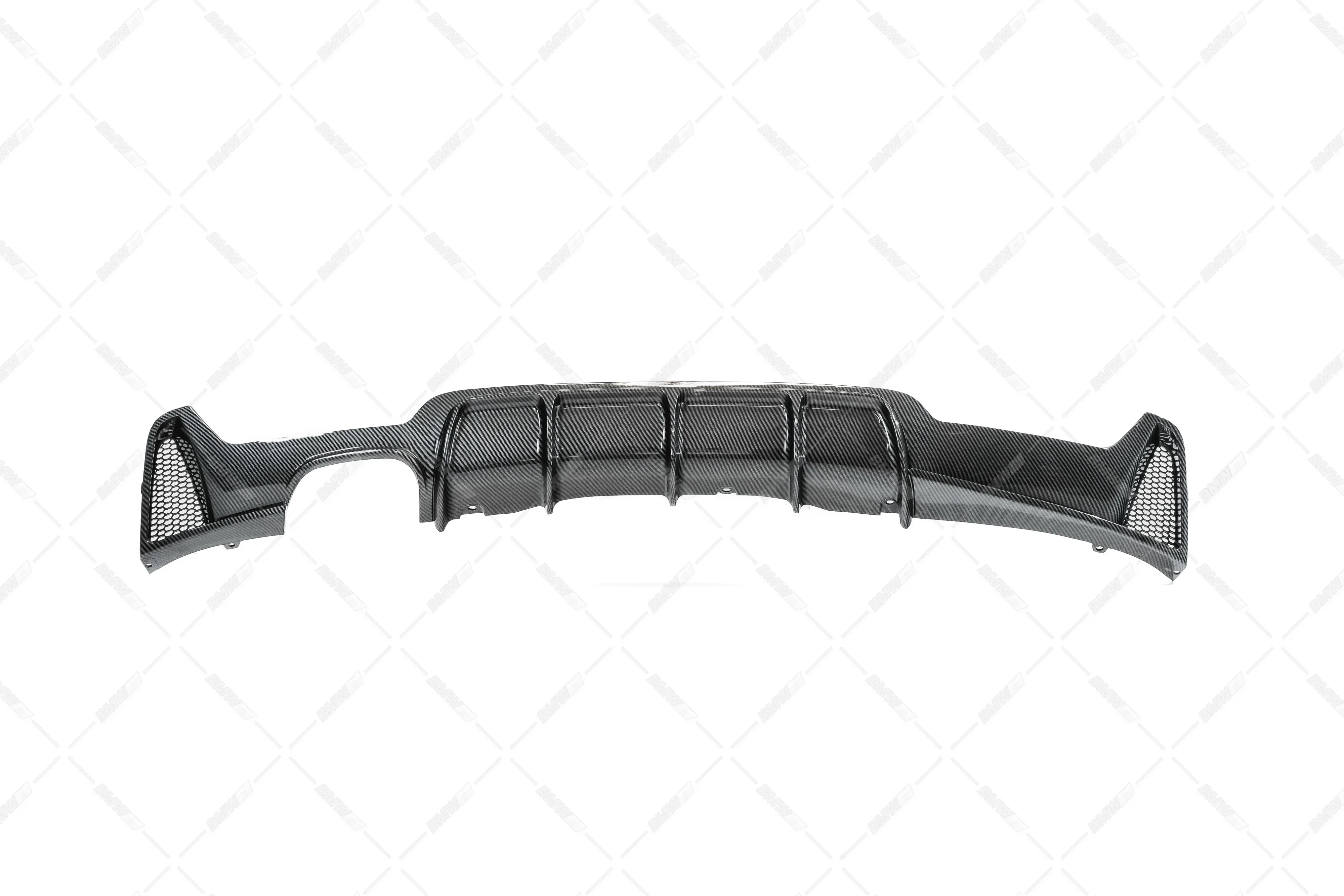 BMW F32 F33 F36, M-Performance carbon look takapuskurin diffuusori - Image 3