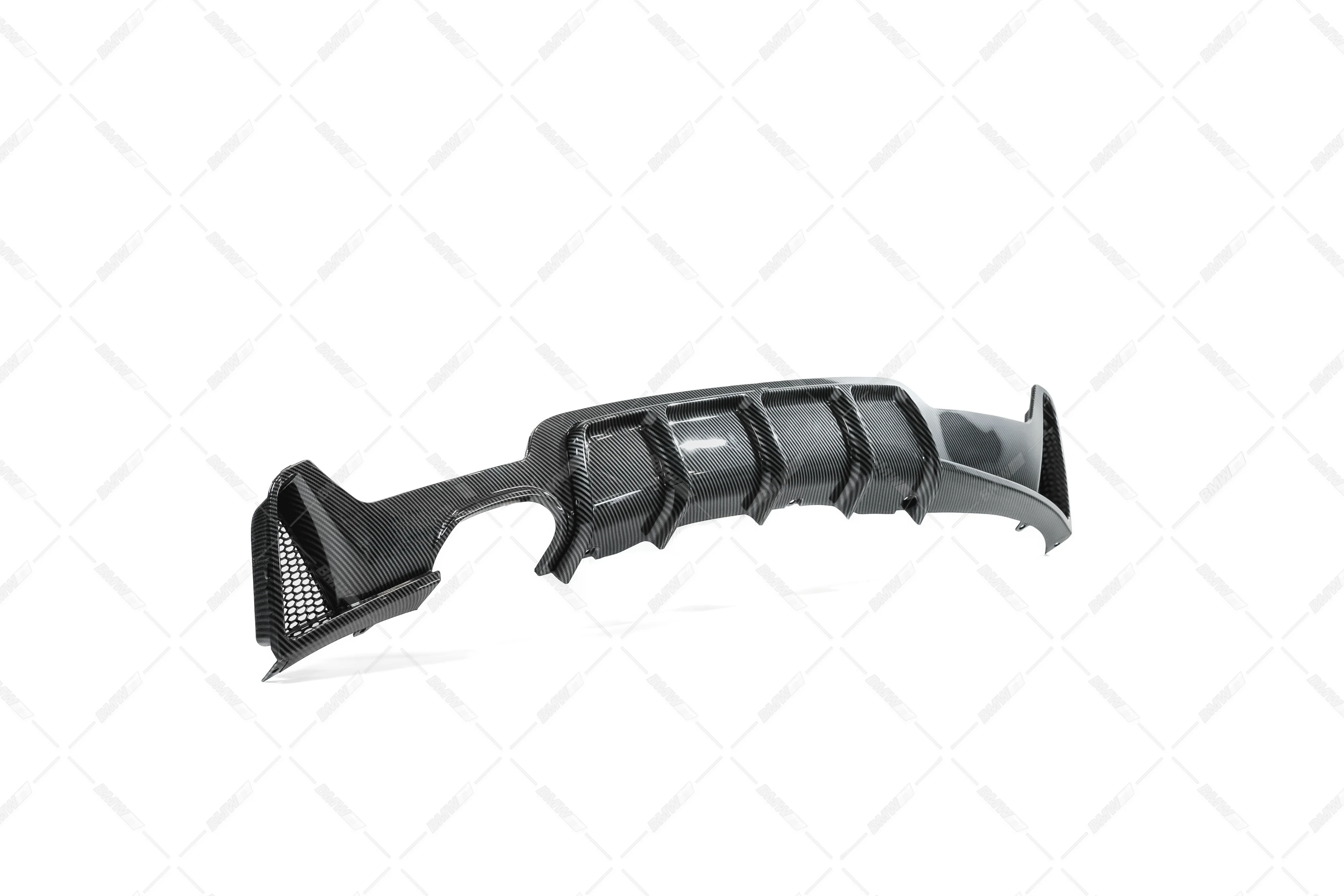 BMW F32 F33 F36, M-Performance carbon look takapuskurin diffuusori - Image 4