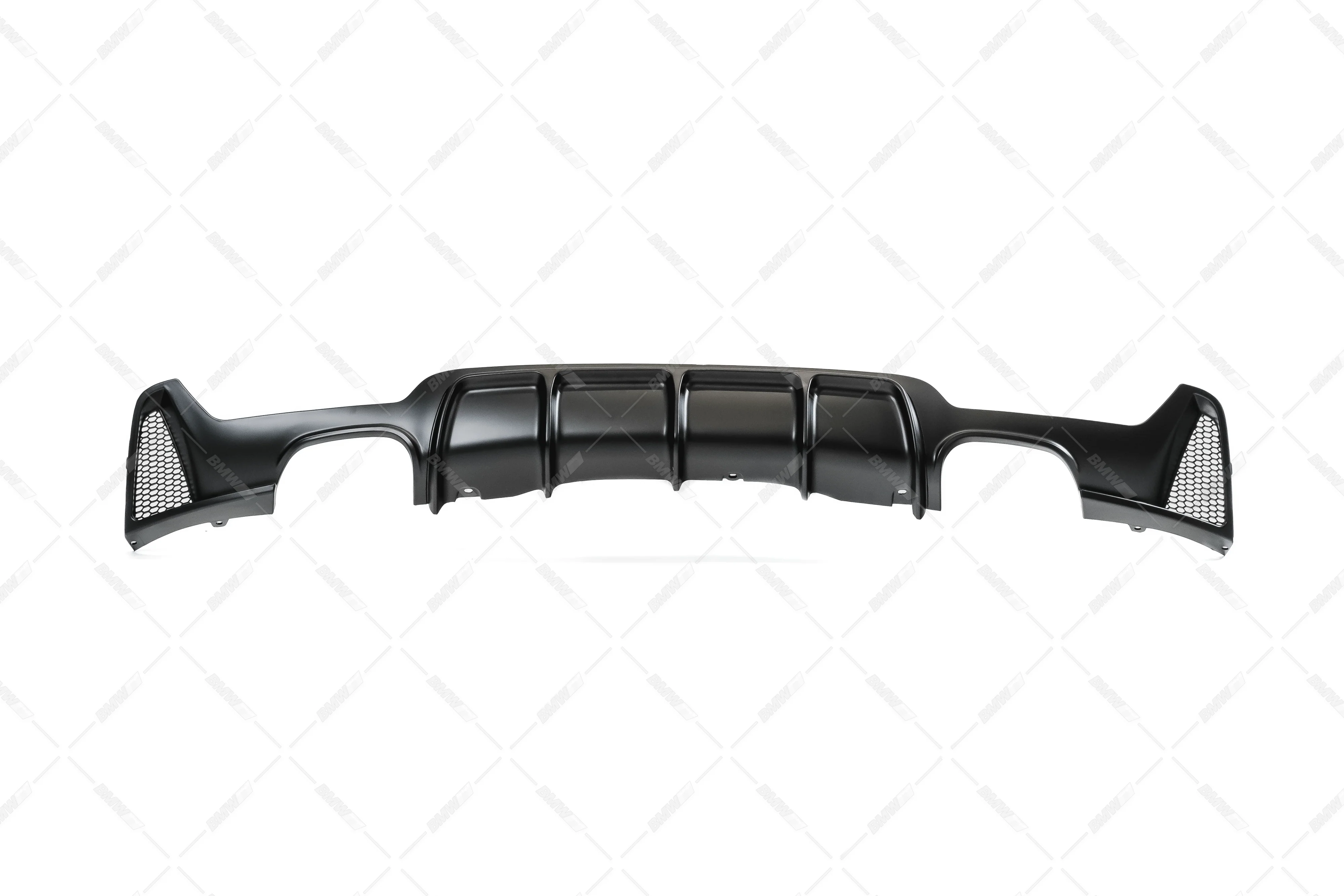 BMW F32 F33 F36, M-Performance matta musta takapuskurin diffuusori - Image 3