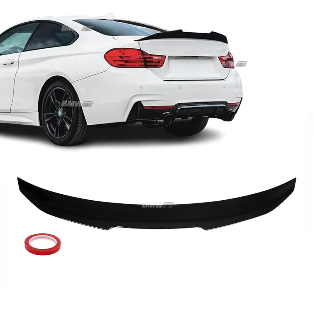 BMW F32, PSM takaspoileri kiiltävän musta