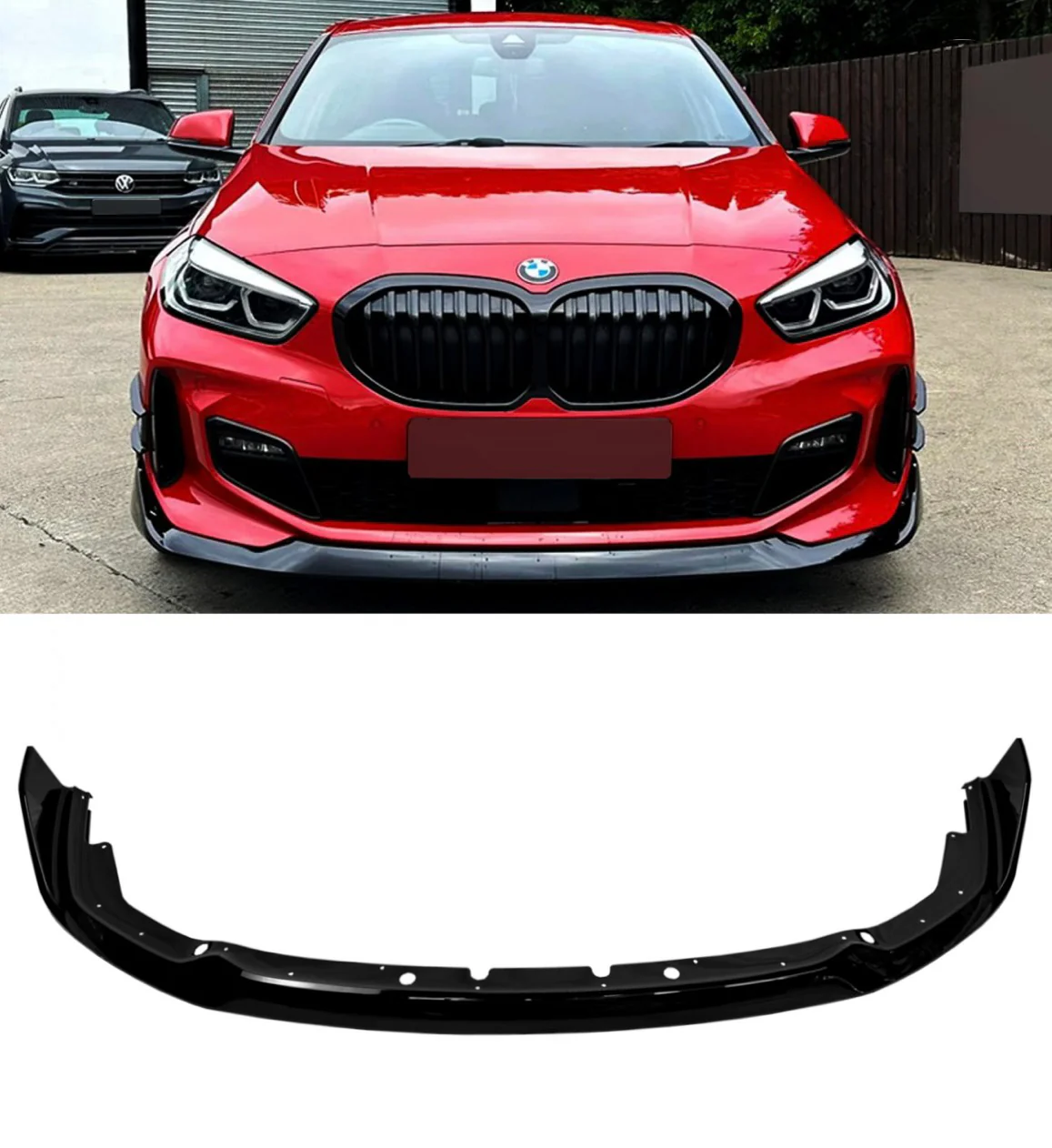Bmw F40 1-sarja , 2018-2024 Aero kit Korisarja kiiltävän musta - Image 7
