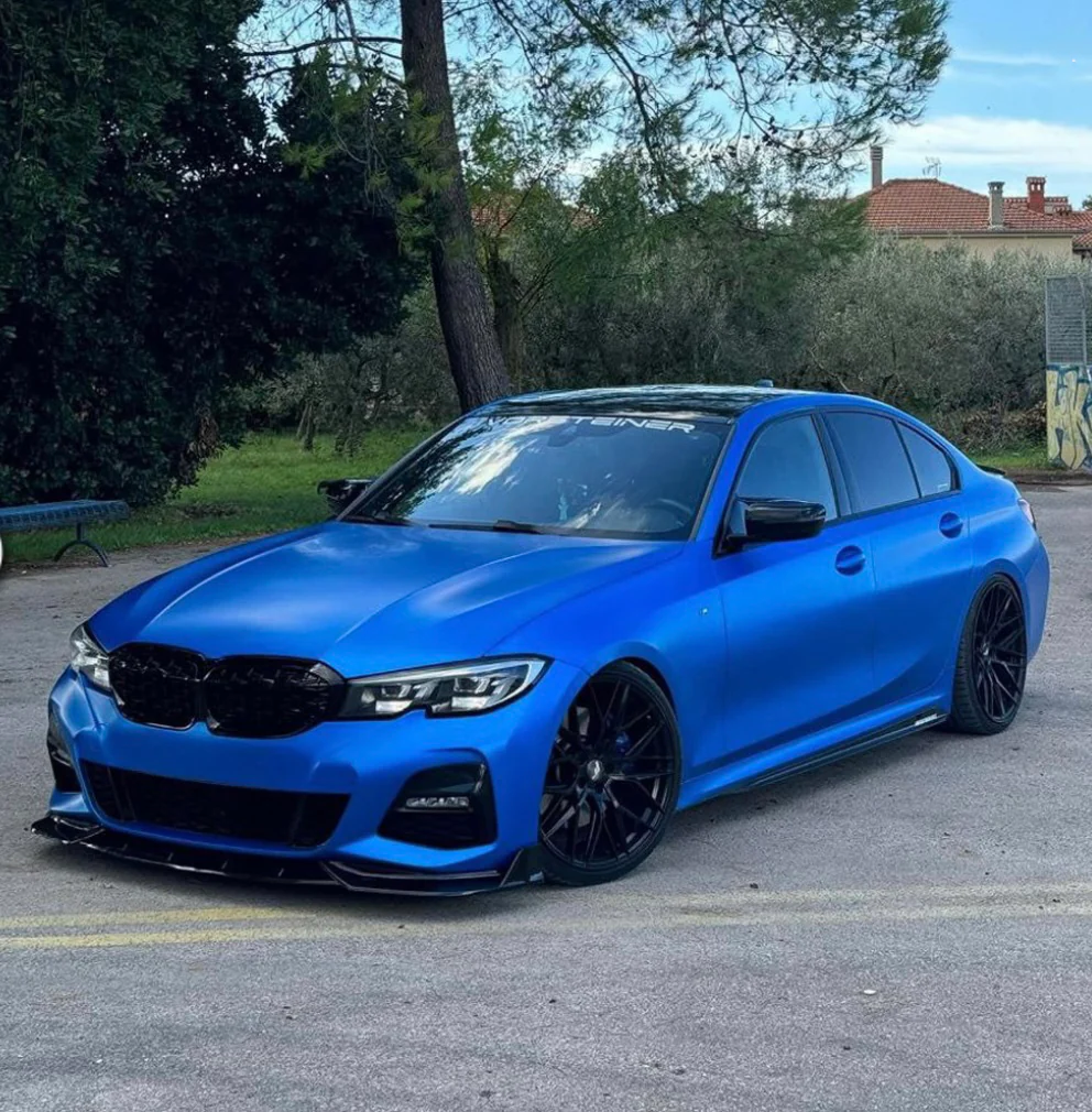 BMW G20 G21 19-22 Performance kiiltävän musta etulippa - Image 3