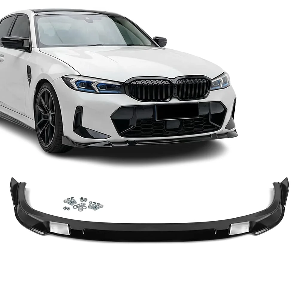BMW G20 G21 vm, 22--> LCI 3D, kiiltävän musta etuspoileri