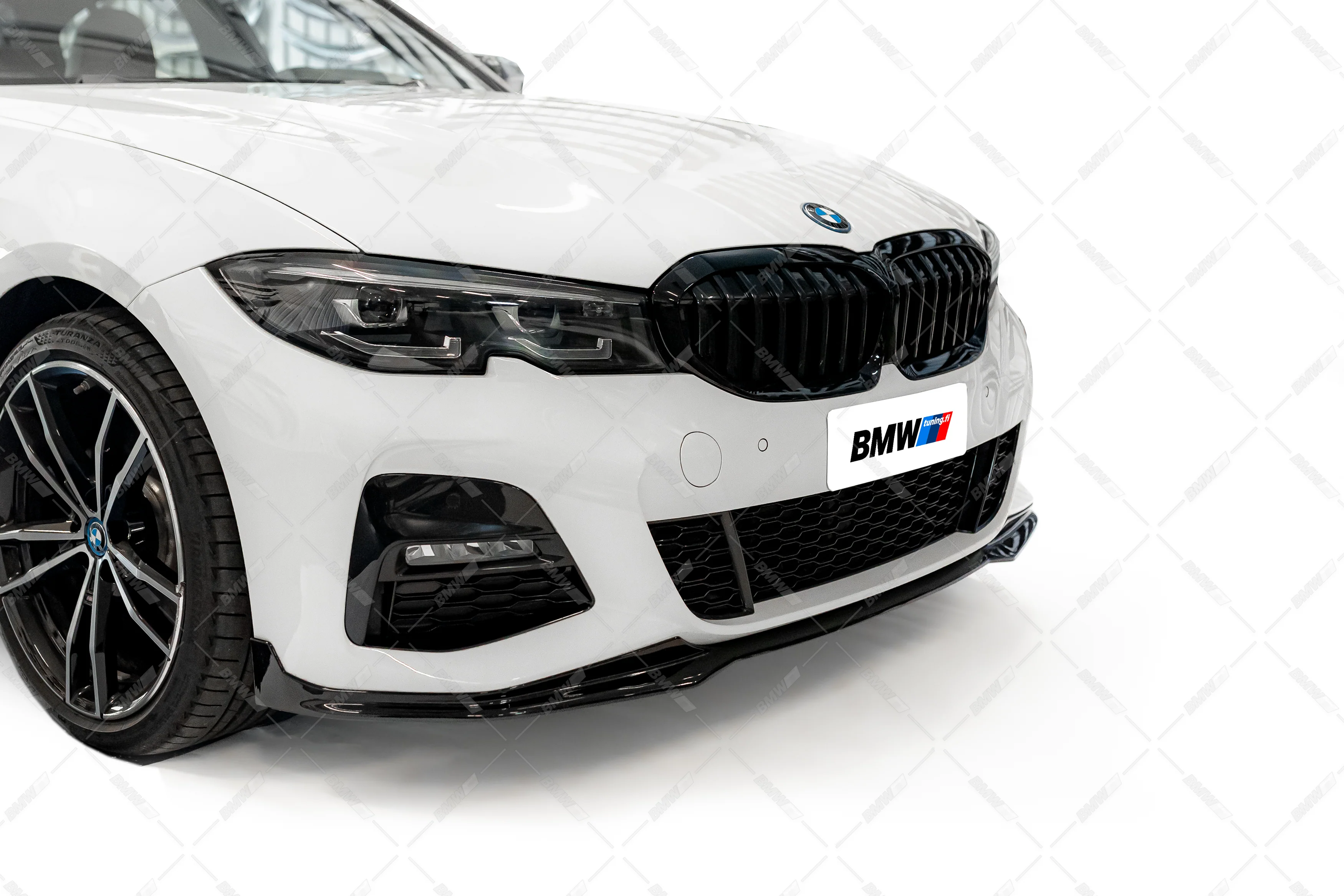 BMW G20 G21 M-Performance kiiltävän musta etuspoileri - Image 5