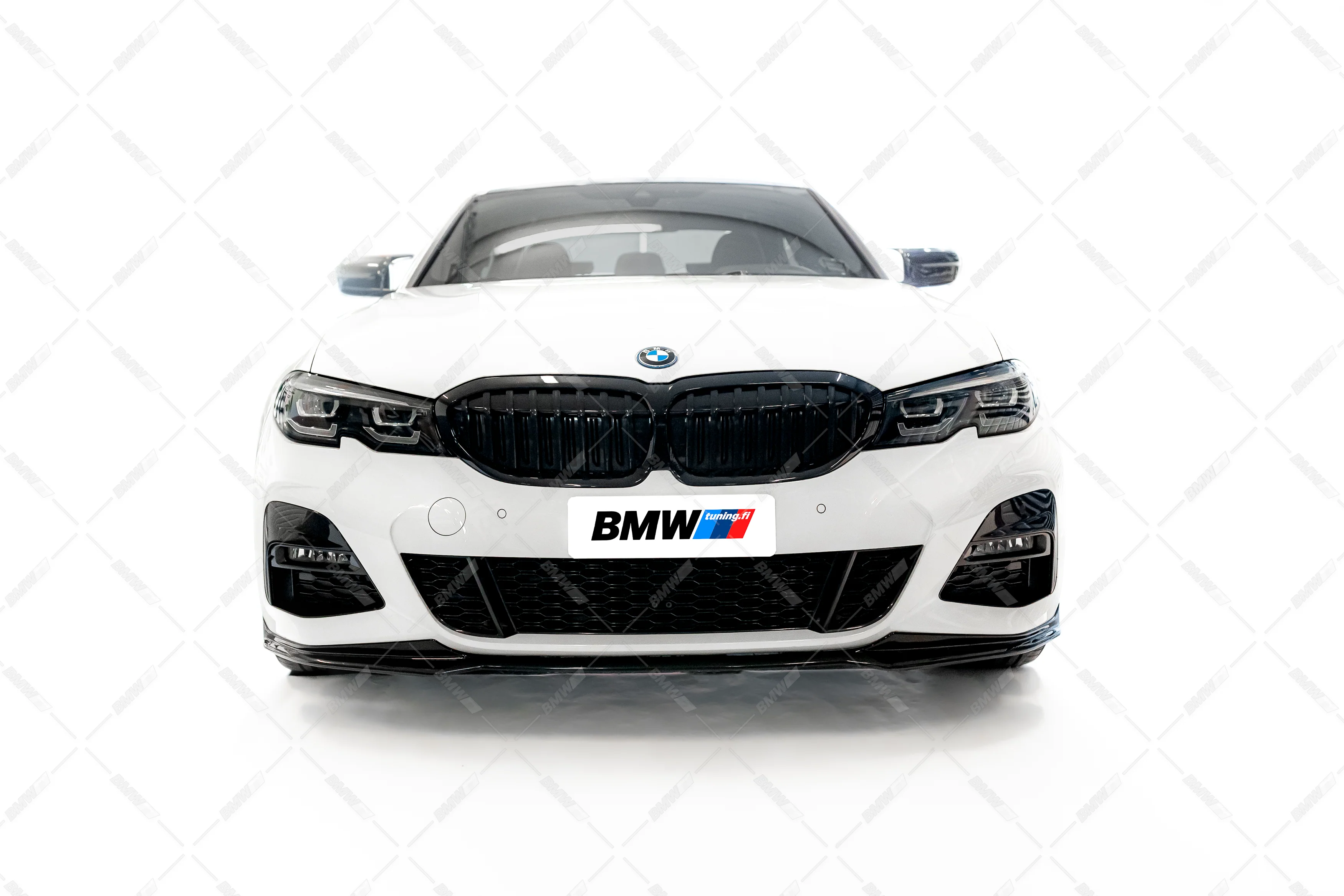 BMW G20 G21 M-Performance kiiltävän musta etuspoileri - Image 6