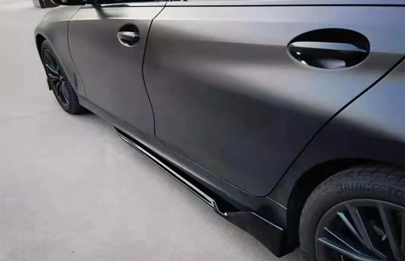 BMW G22 G23 G26 3D Sivuhelmojen Lisäosa Kiiltävän Musta - Image 4