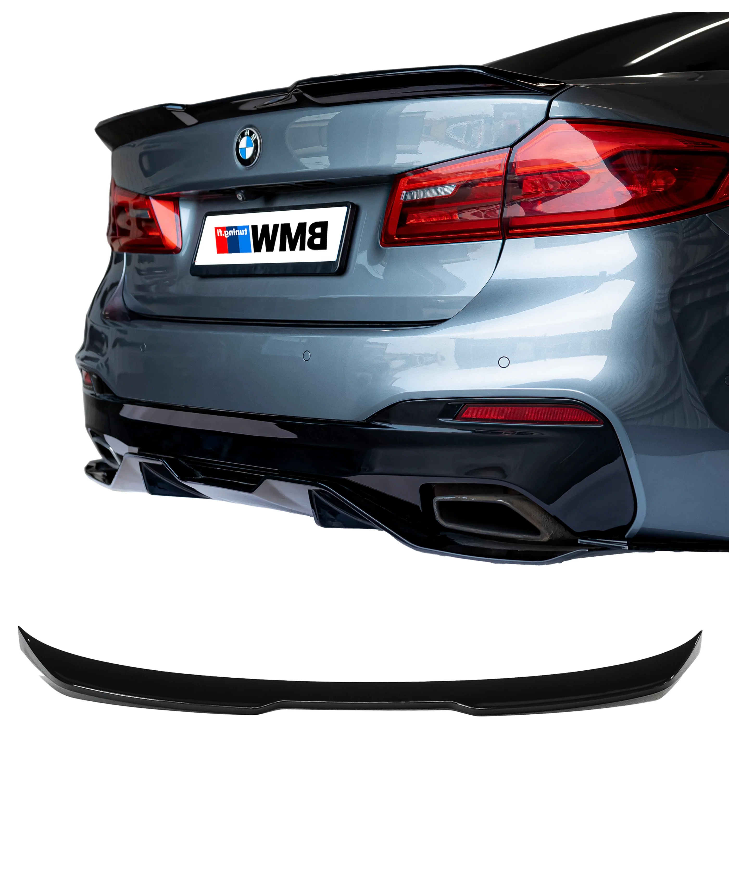 BMW G30 kiiltävän musta CS takaspoileri - Image 7
