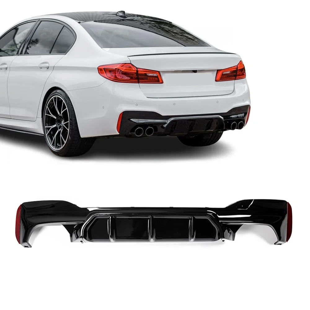 BMW G30 G31 G38, M5-look diffuusori kiiltävän musta