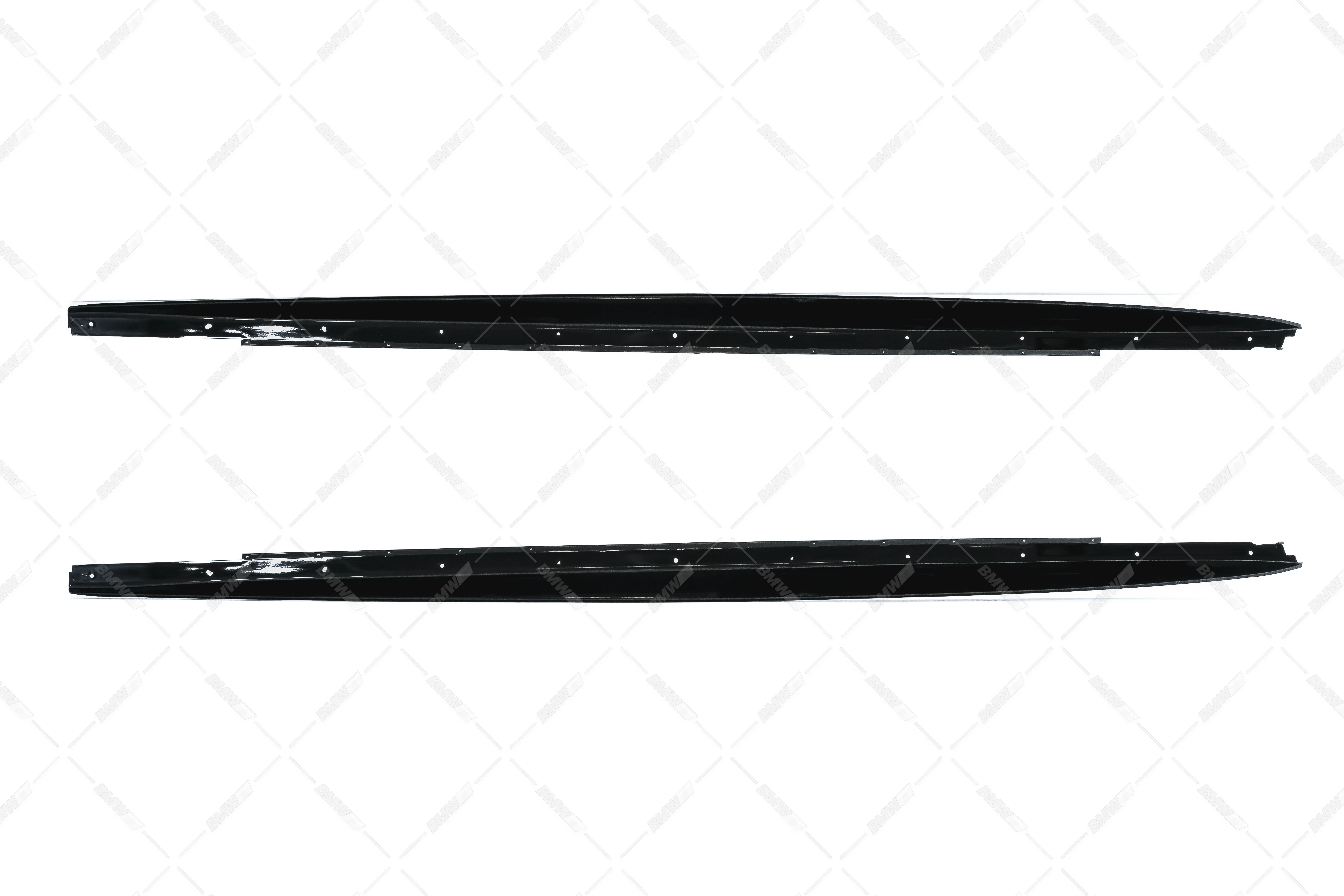 BMW G30 G31 M-Performance sivuhelmojen lisäosat kiiltävän mustat - Image 3