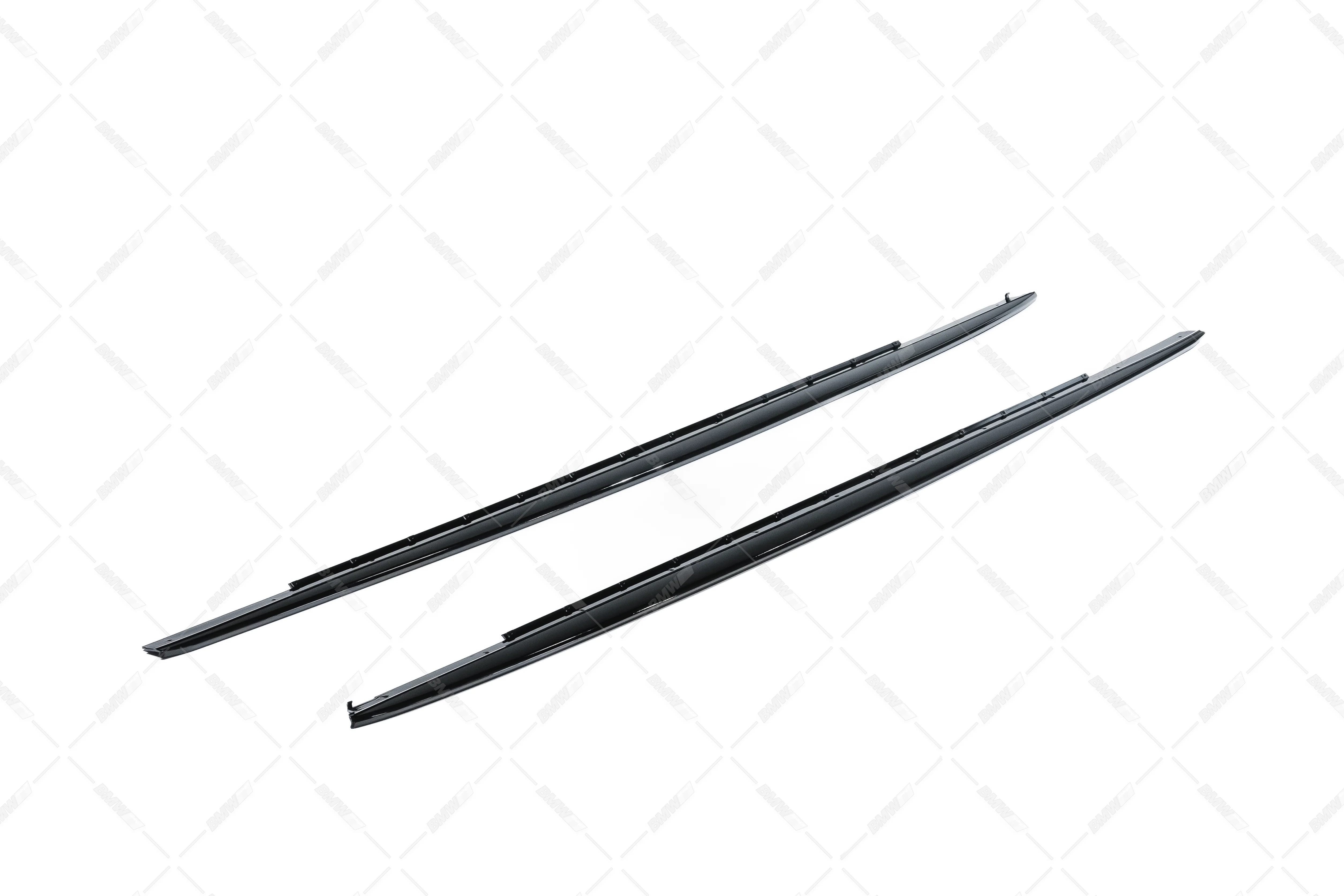 BMW G30 G31 M-Performance sivuhelmojen lisäosat kiiltävän mustat - Image 4