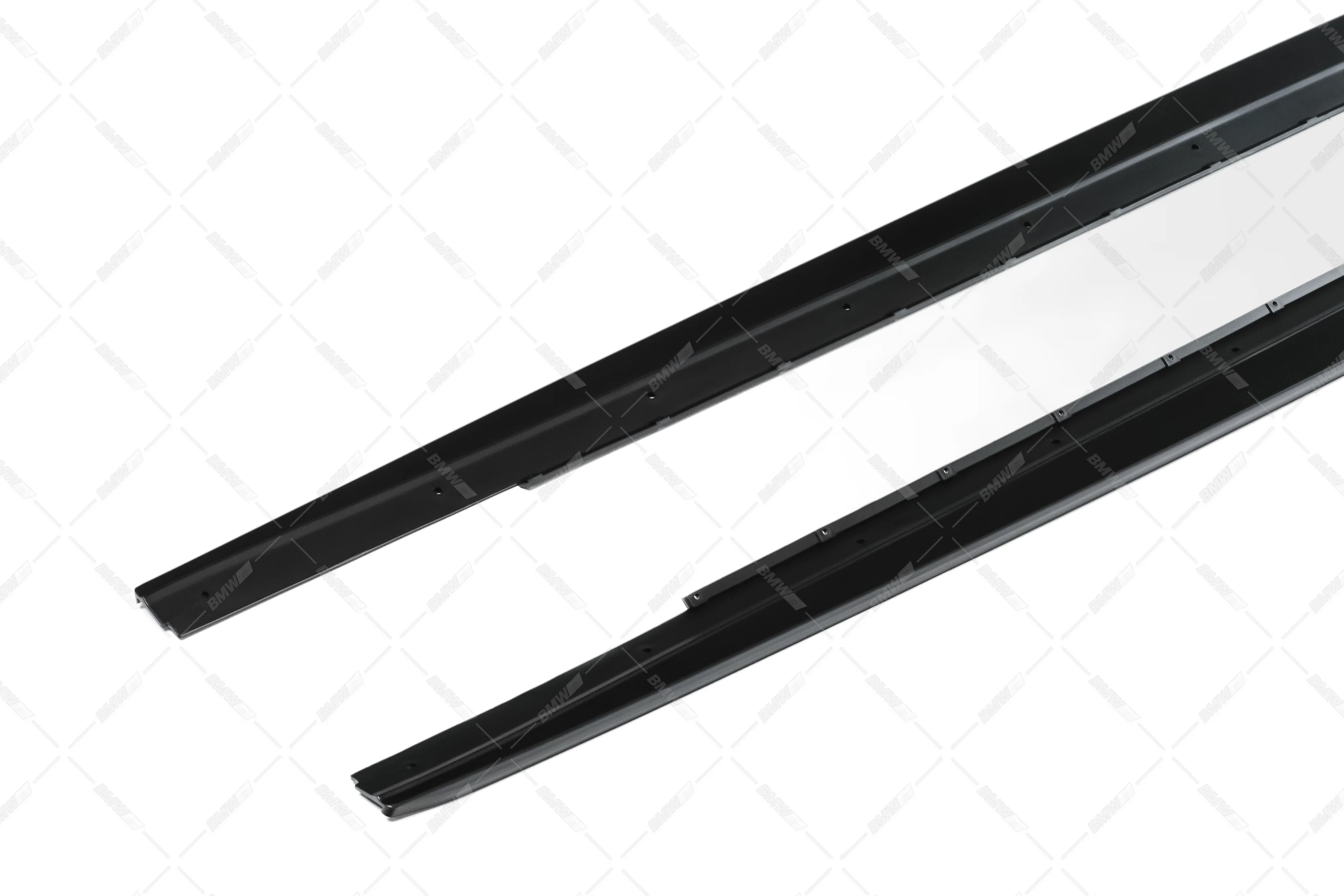 BMW G30 G31 M-Performance sivuhelmojen lisäosat matta musta - Image 2