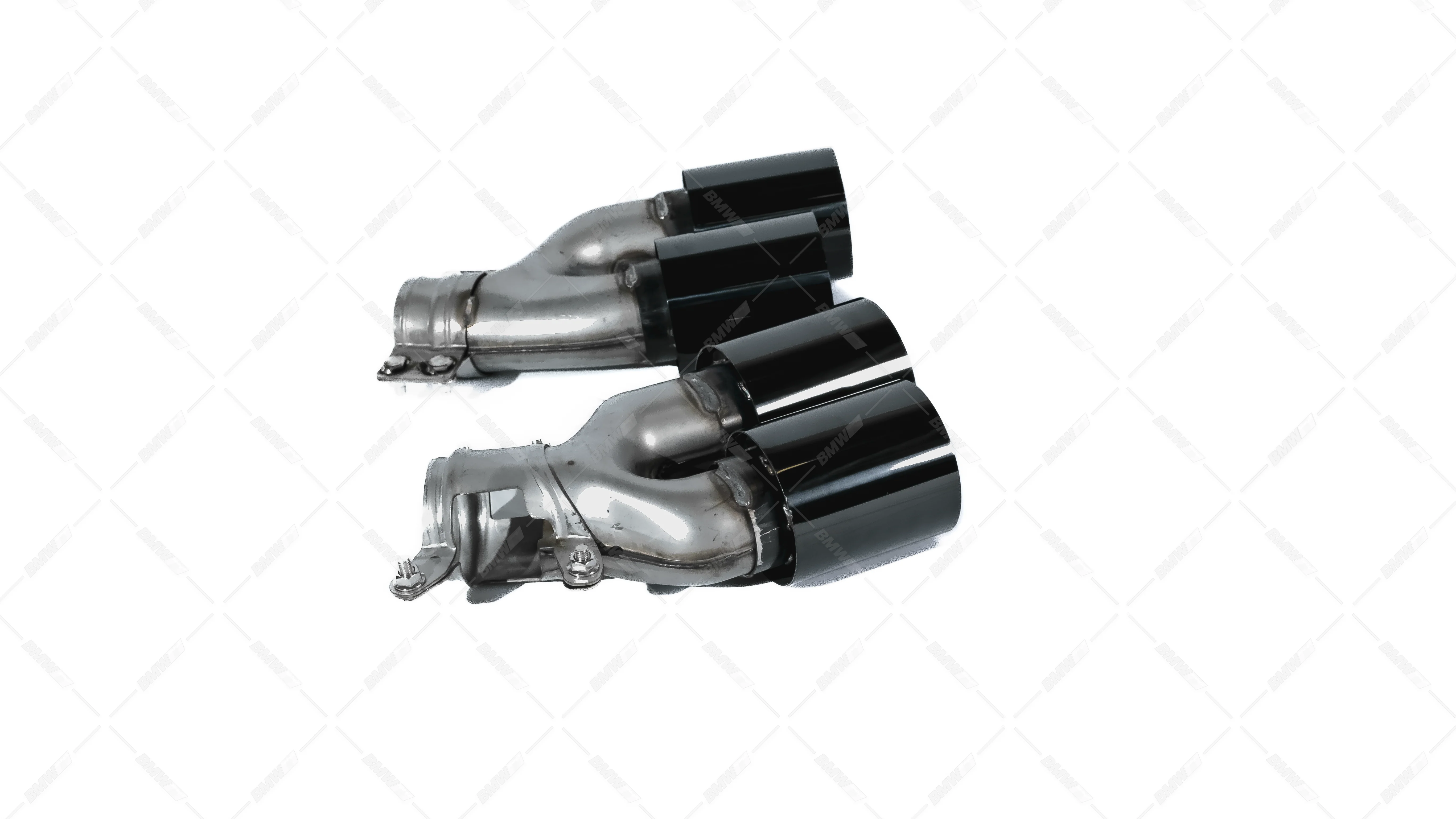 Bmw G30/G31 M5-look kiiltävän mustat putken päät - Image 3