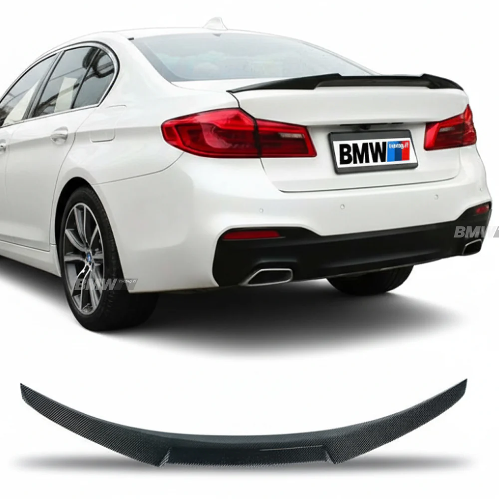 BMW G30 V-style takaspoileri aito hiilikuitu