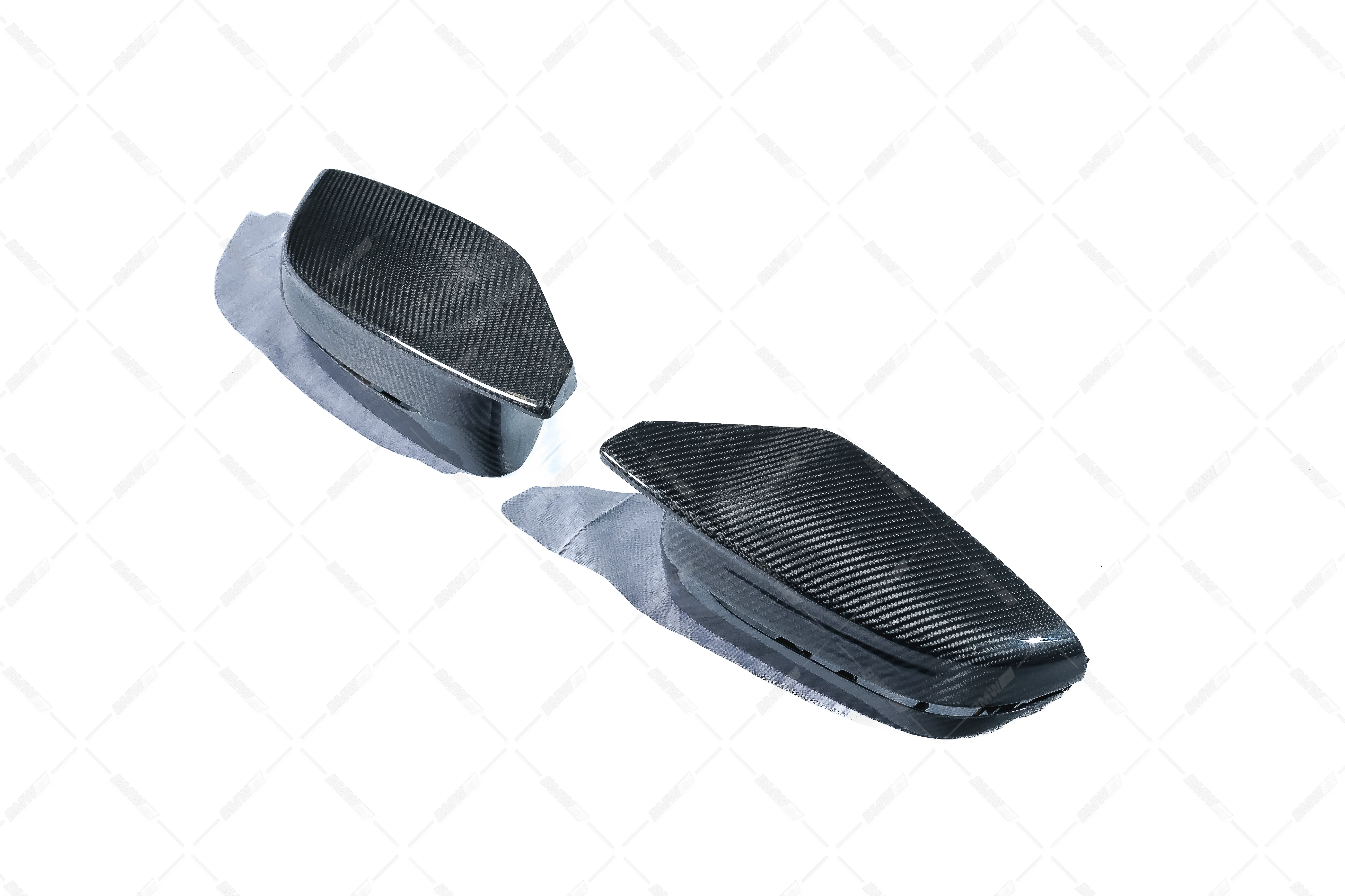 BMW M3 G80 M4 G82 G83 Dry Carbon hiilikuitua peilinkuoret - Image 3
