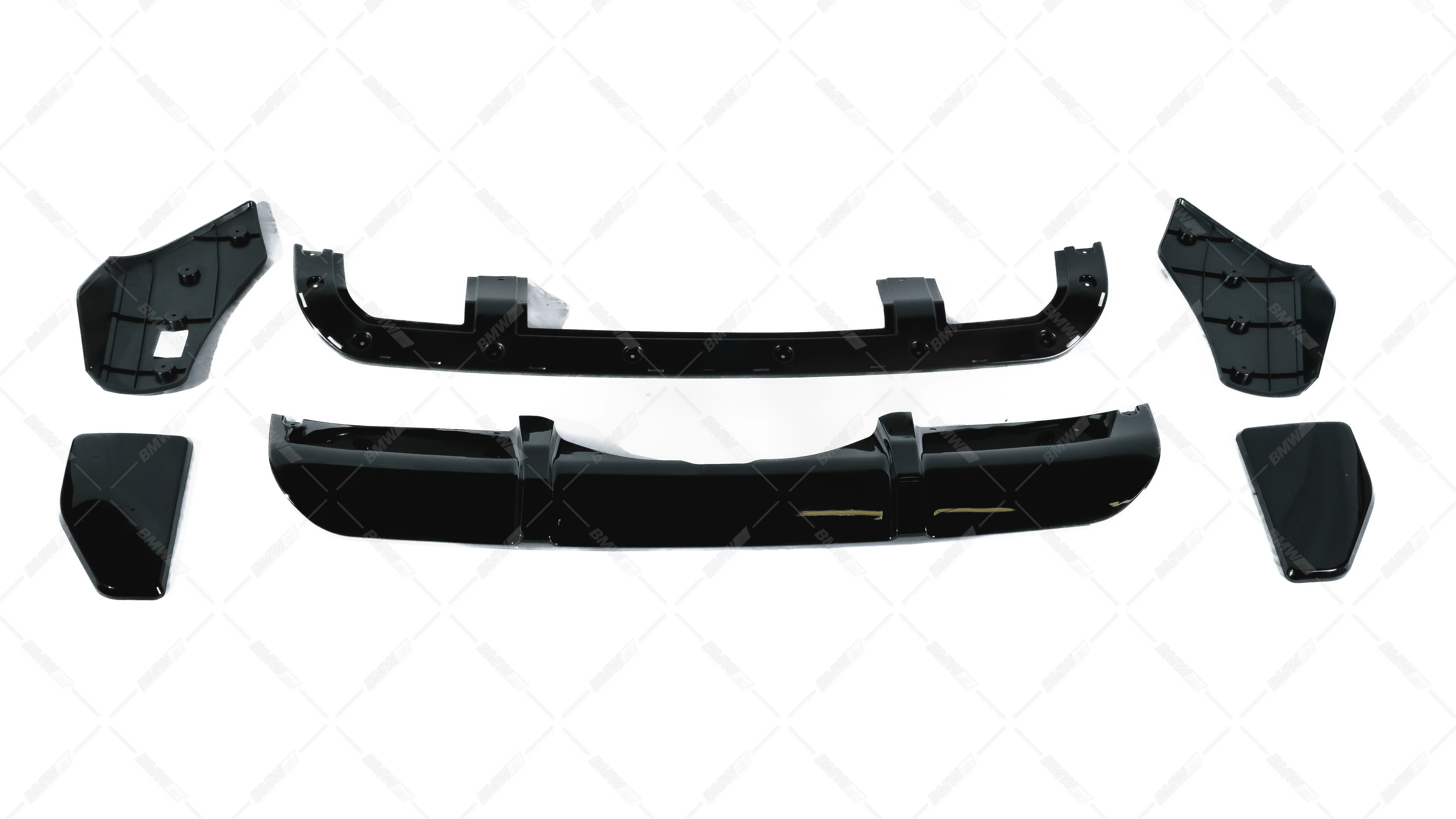 BMW X5 F15 14-18 Aero takapuskurin diffuusori kiiltävän musta - Image 5
