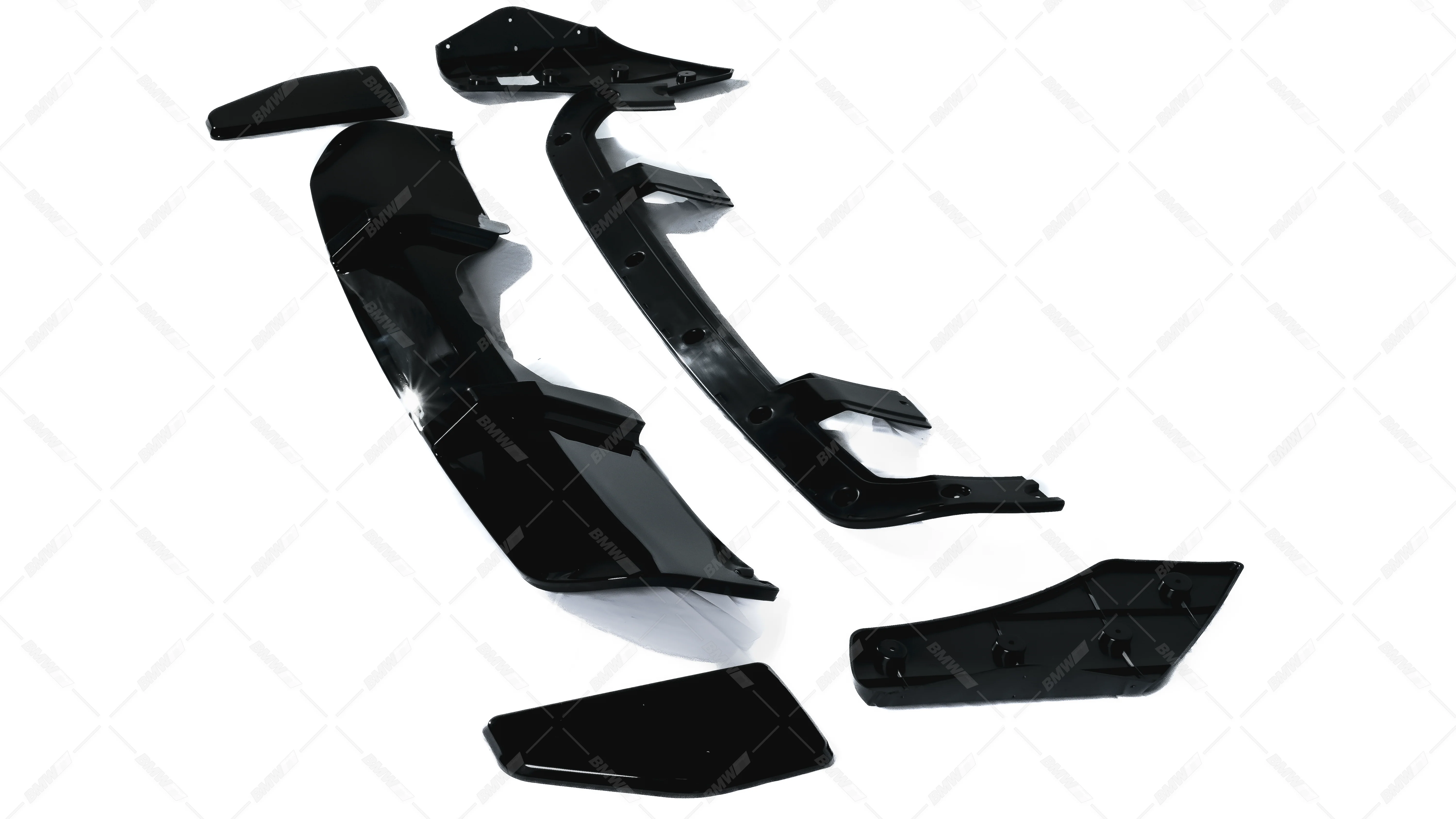 BMW X5 F15 14-18 Aero takapuskurin diffuusori kiiltävän musta - Image 6