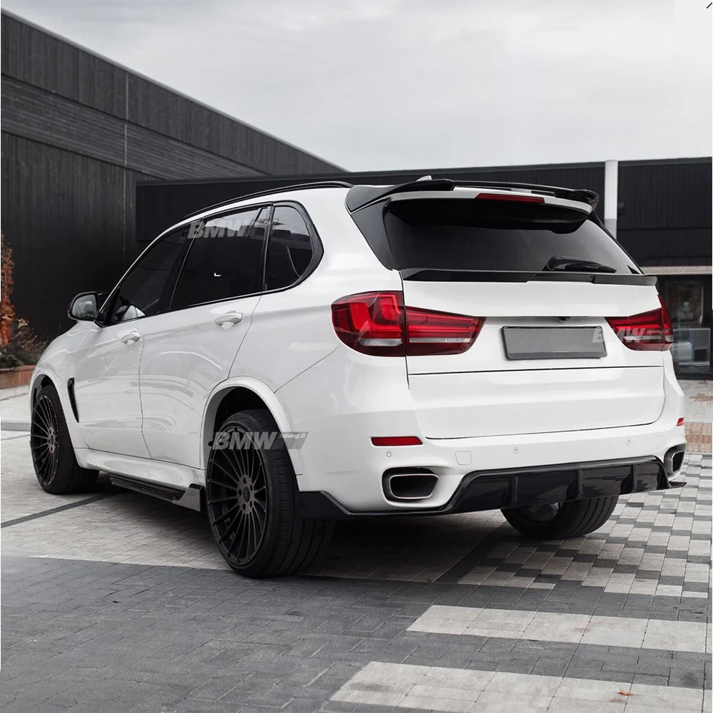 BMW X5 F15 14-18 Aero takapuskurin diffuusori kiiltävän musta - Image 4