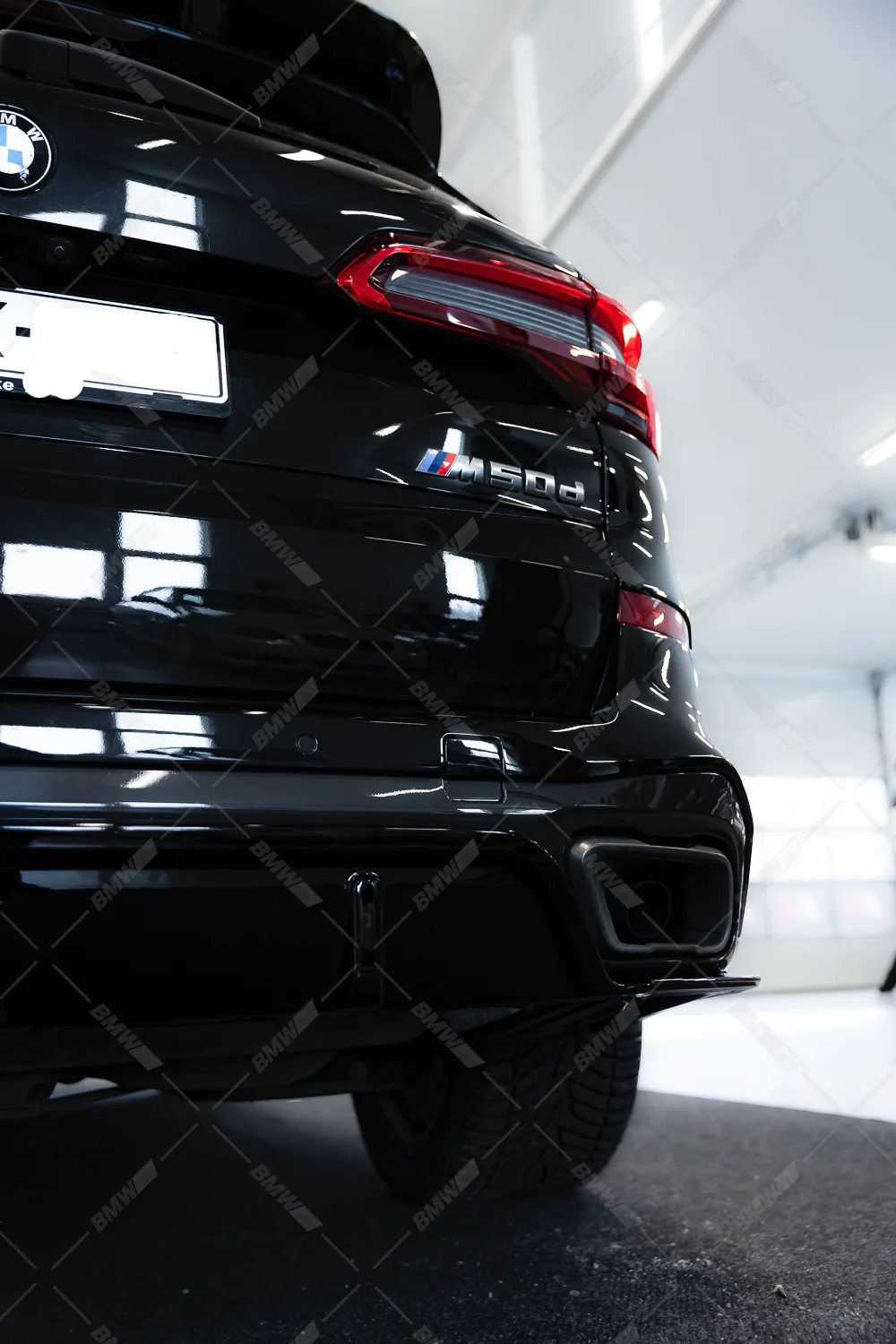 BMW X5 G05, Aero kiiltävän musta takadiffuusori - Image 6