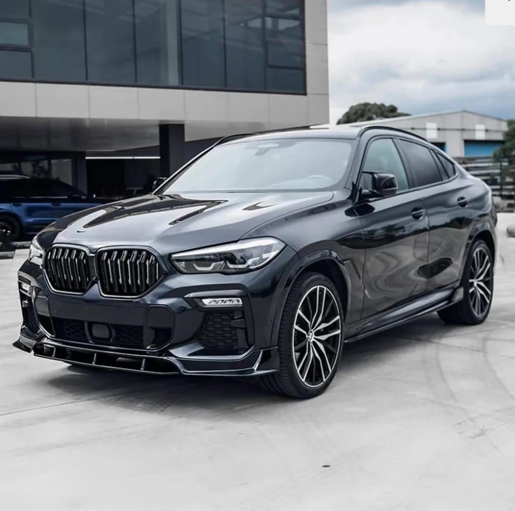 Bmw X6 G06, 2019-2023 Black Knight Aero kit kiiltävän musta - Image 2
